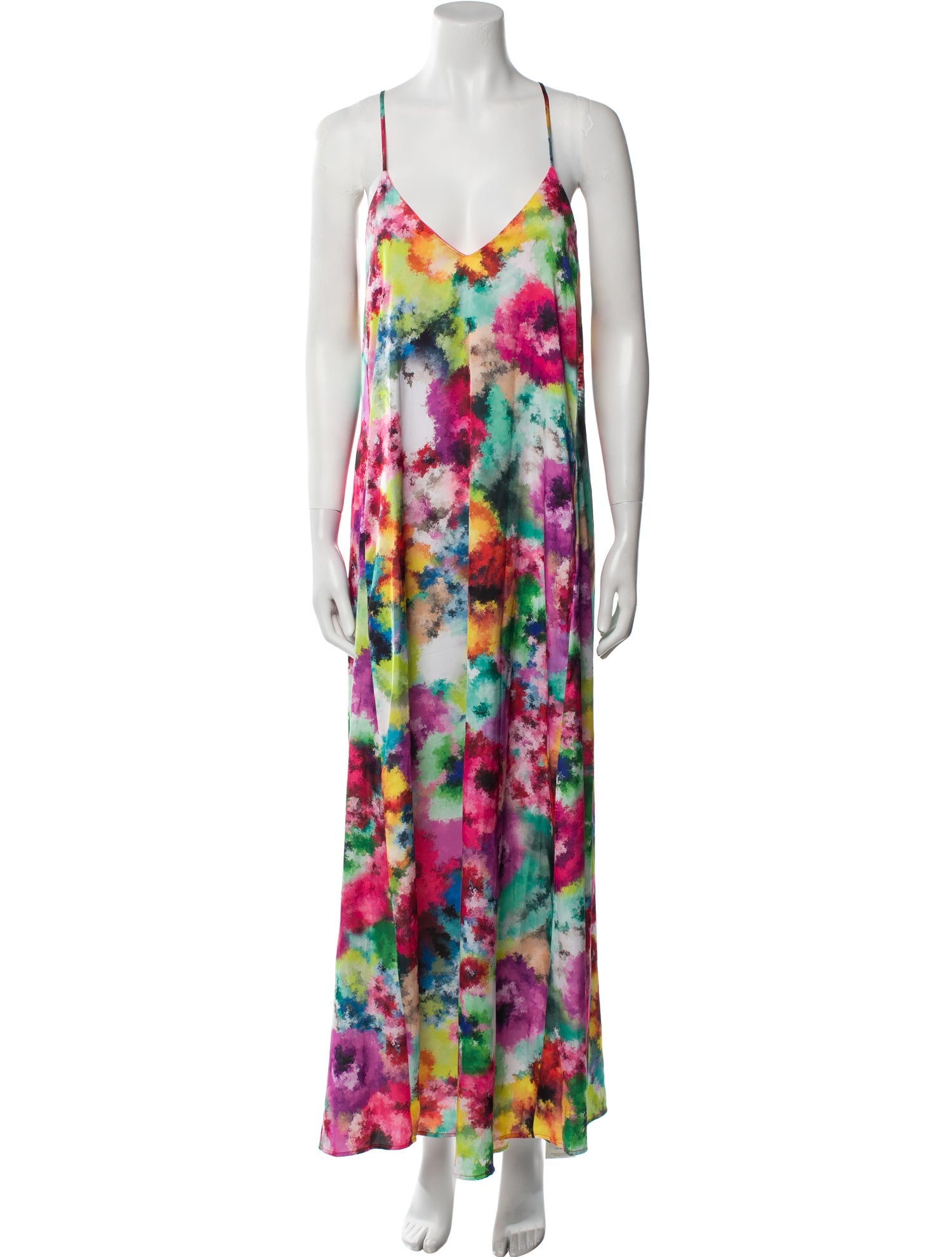 Nicole Miller Printed Long Dress w/ Tags