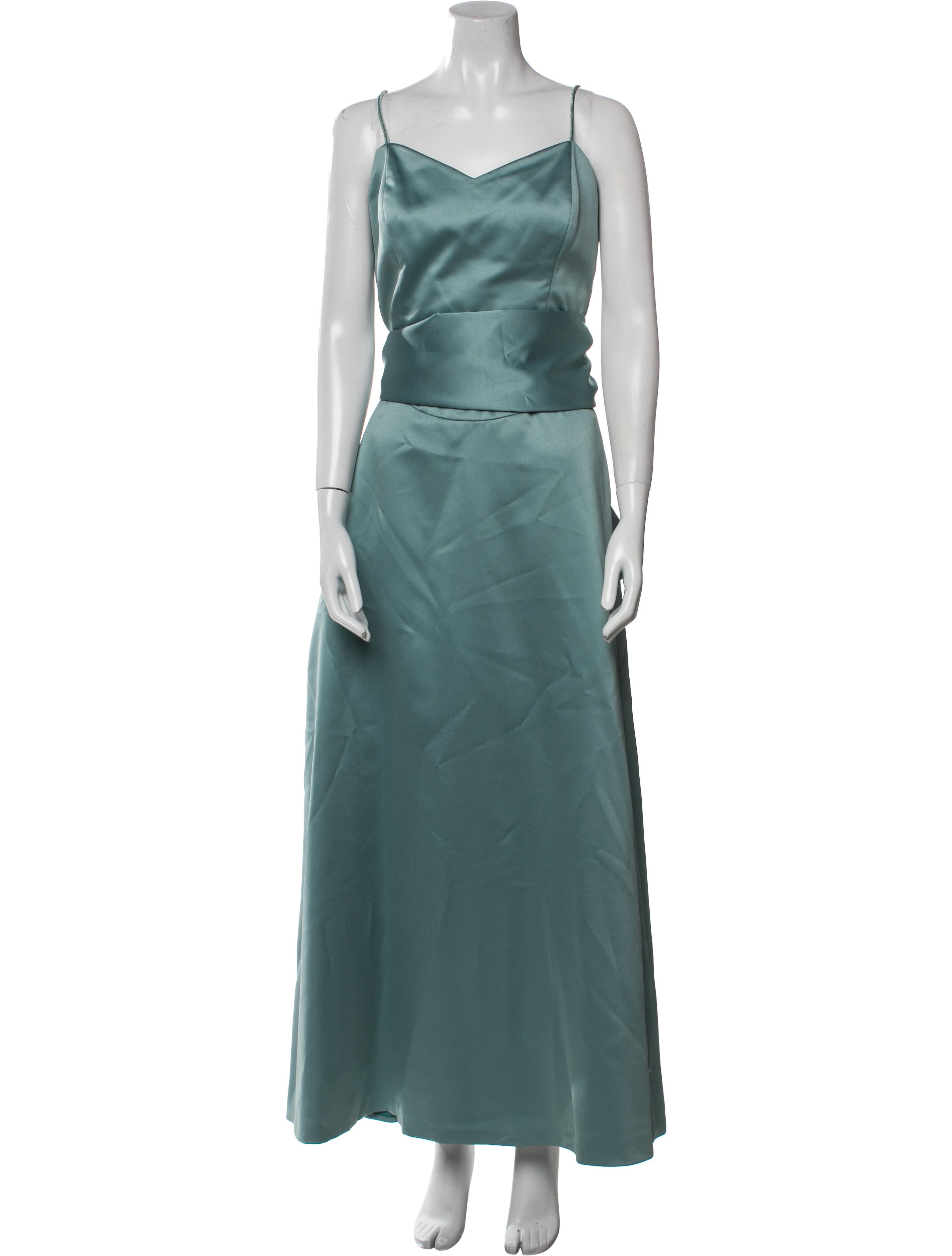 Nicole Miller V-Neck Long Dress