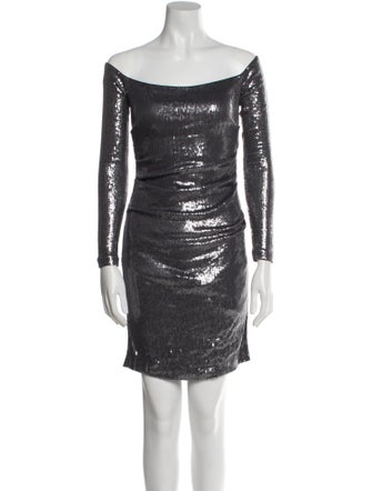 Nicole Miller Off-The-Shoulder Mini Dress