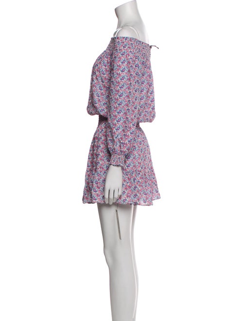 Nicole Miller Floral Print Mini Dress