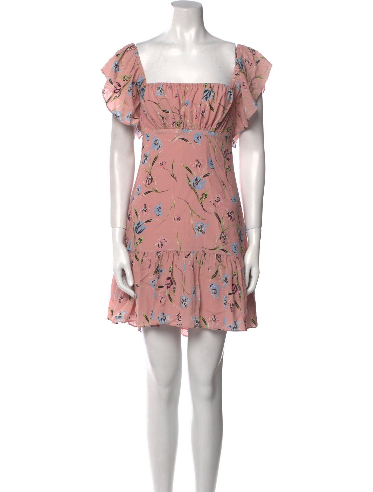 Nicole Miller Floral Print Mini Dress