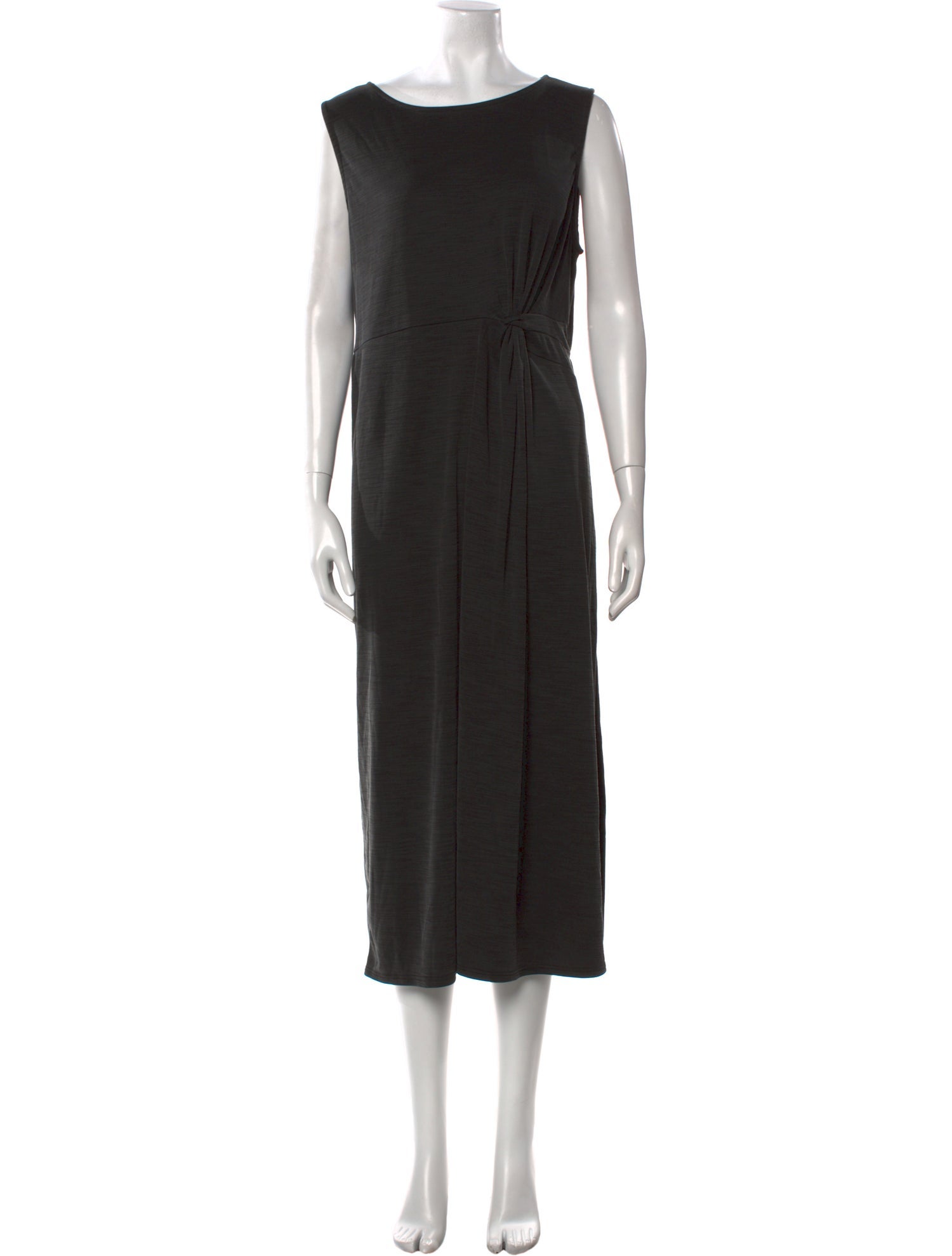 Nicole Miller Scoop Neck Midi Length Dress