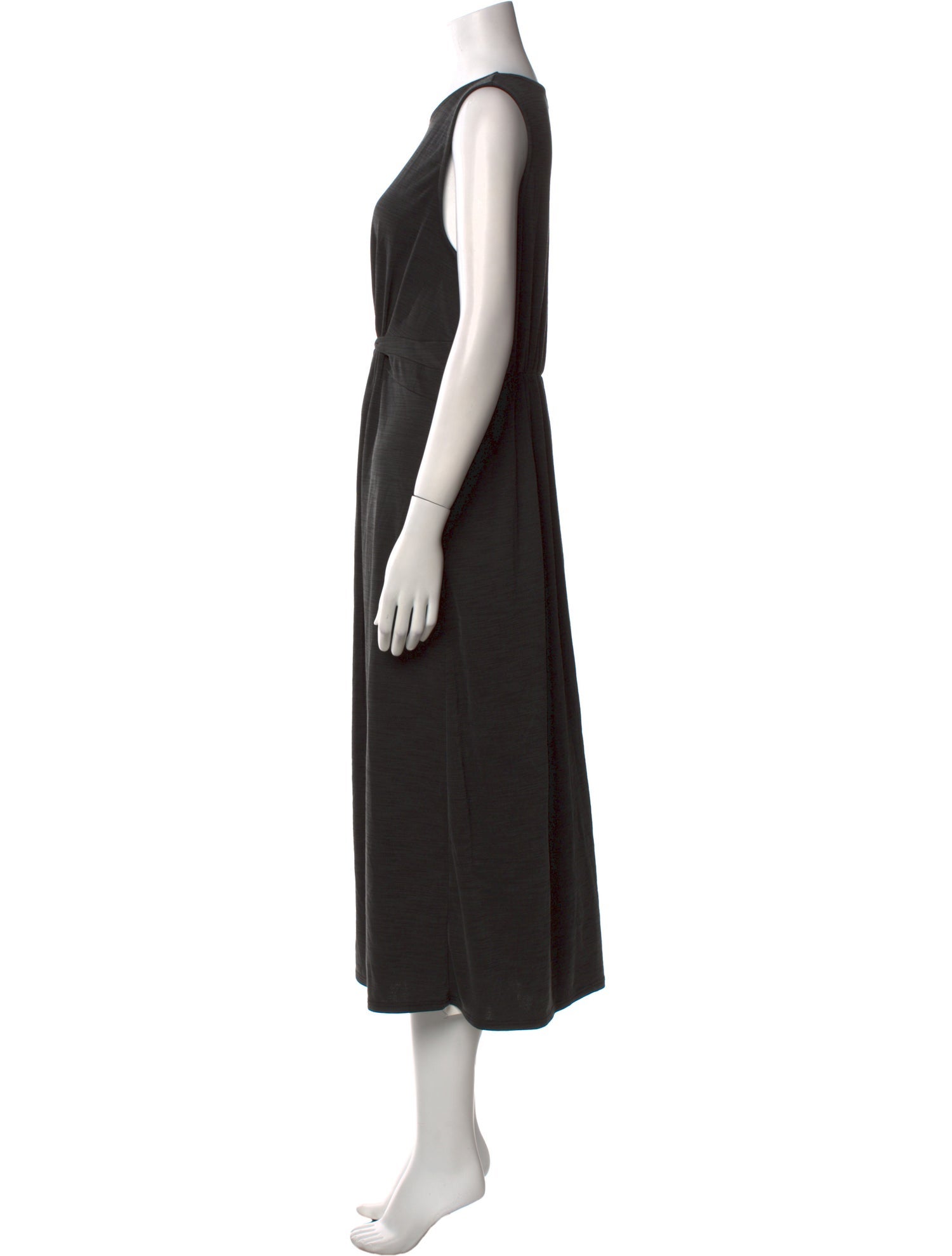 Nicole Miller Scoop Neck Midi Length Dress