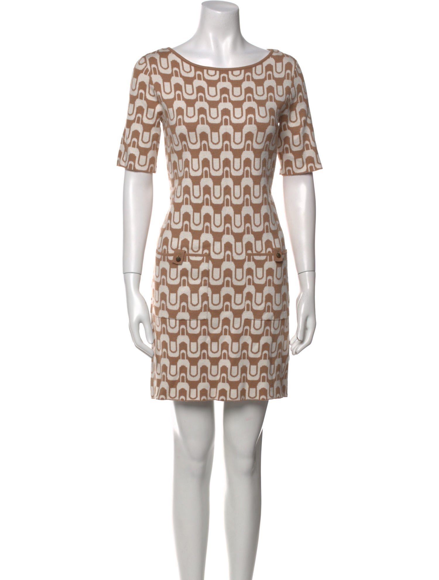 Nicole Miller Printed Mini Dress