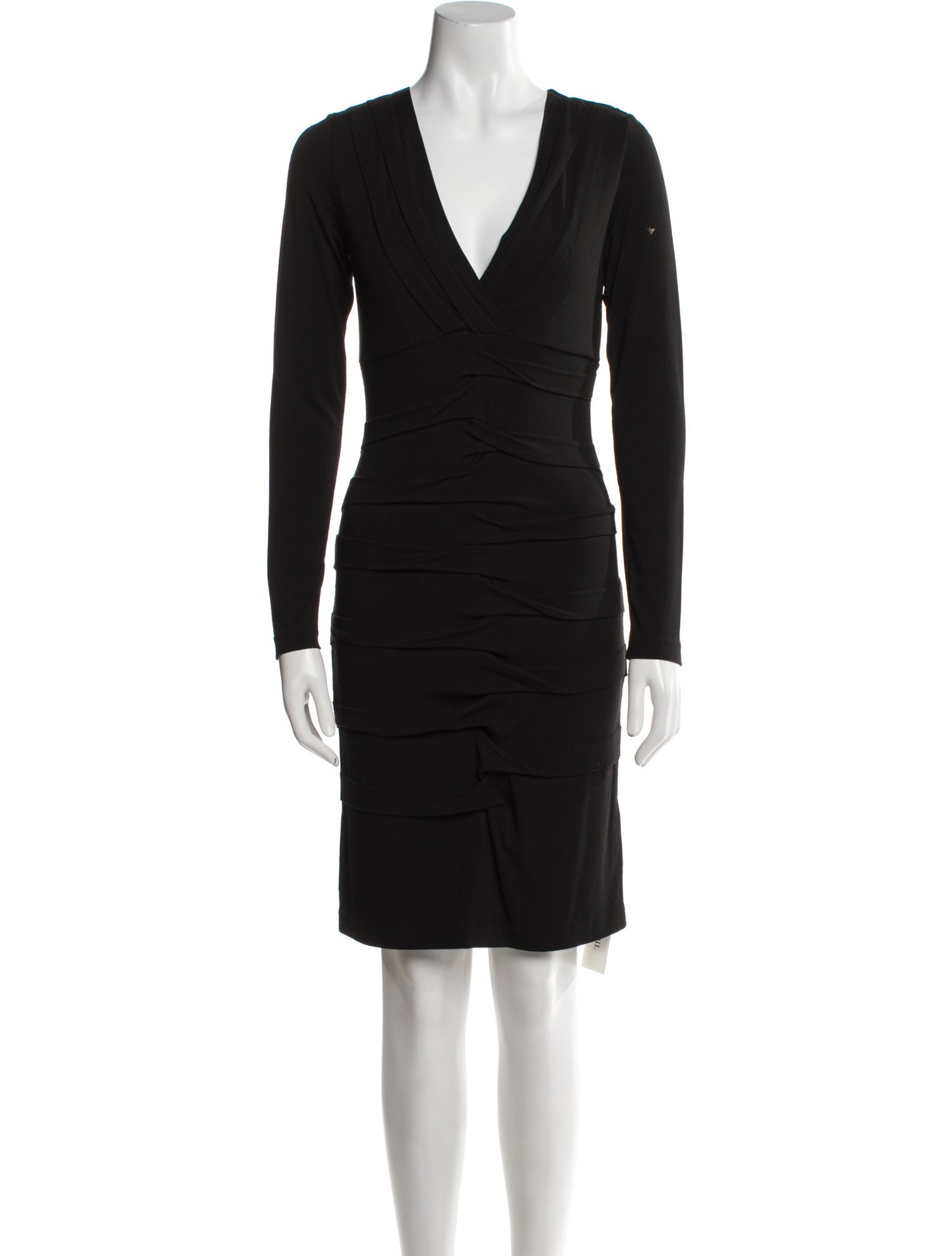 Nicole Miller V-Neck Mini Dress