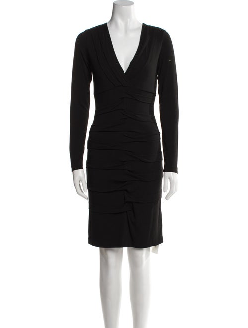 Nicole Miller V-Neck Mini Dress