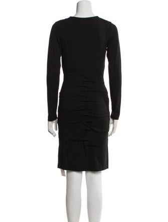 Nicole Miller V-Neck Mini Dress