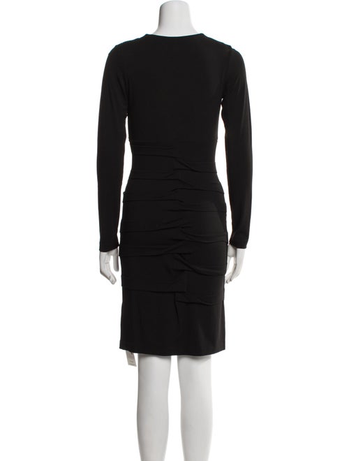 Nicole Miller V-Neck Mini Dress