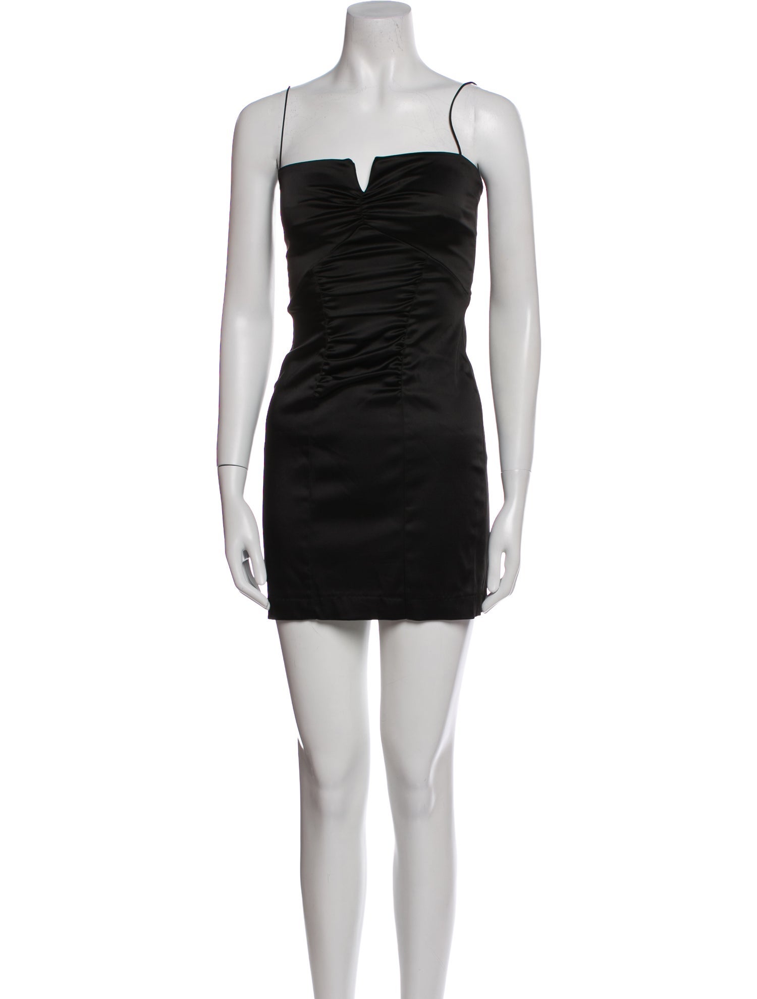 Nicole Miller Square Neckline Mini Dress