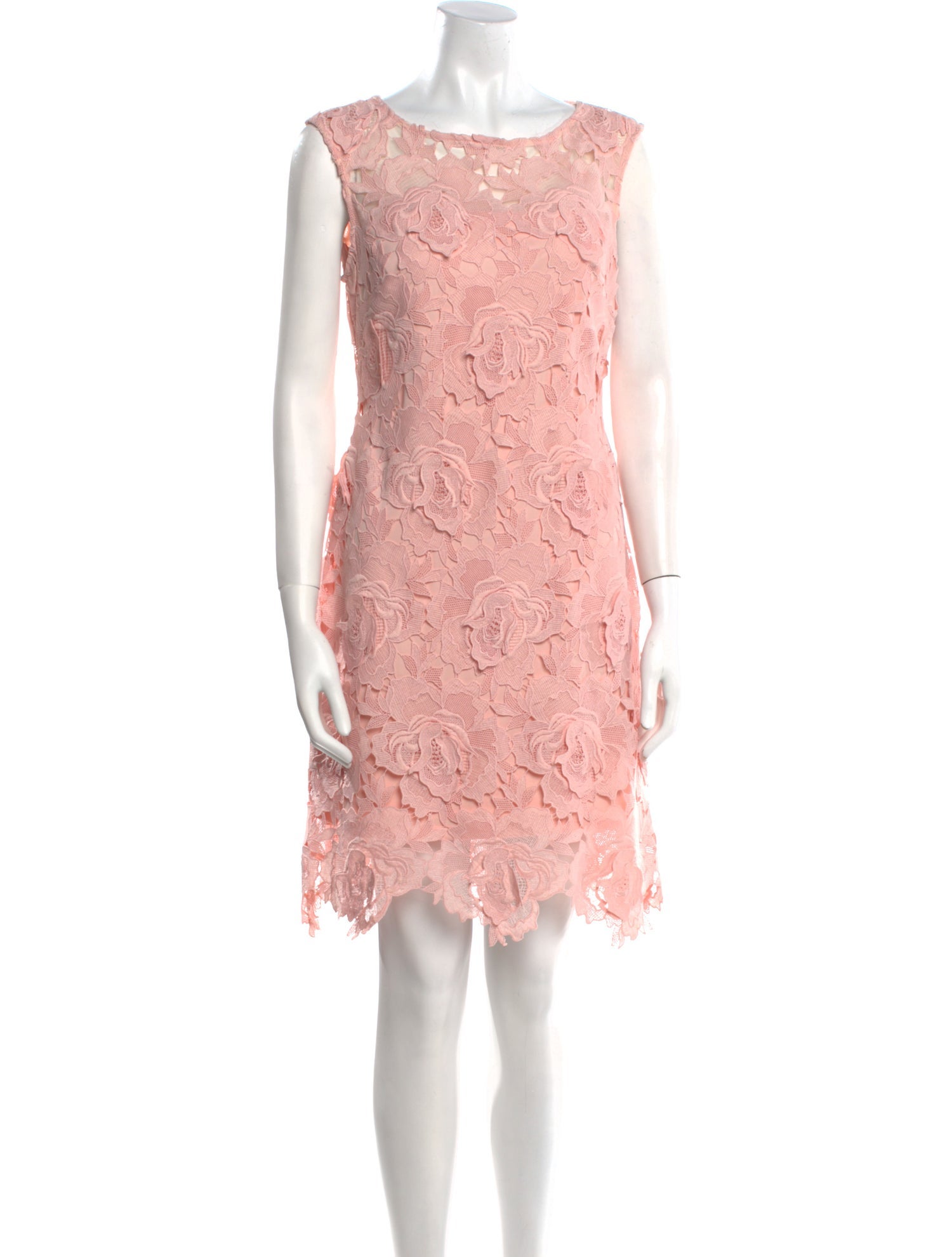 Nicole Miller Lace Pattern Mini Dress