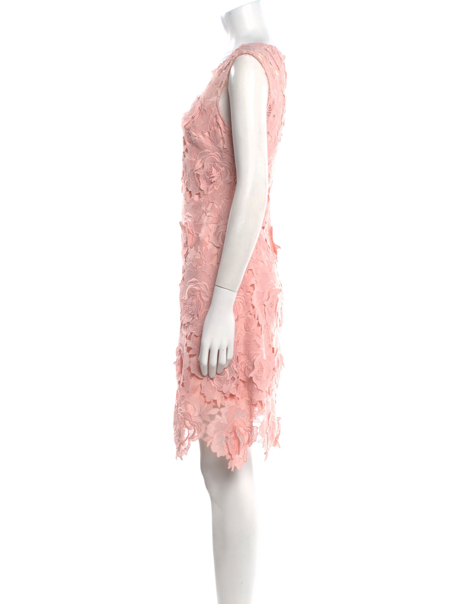 Nicole Miller Lace Pattern Mini Dress