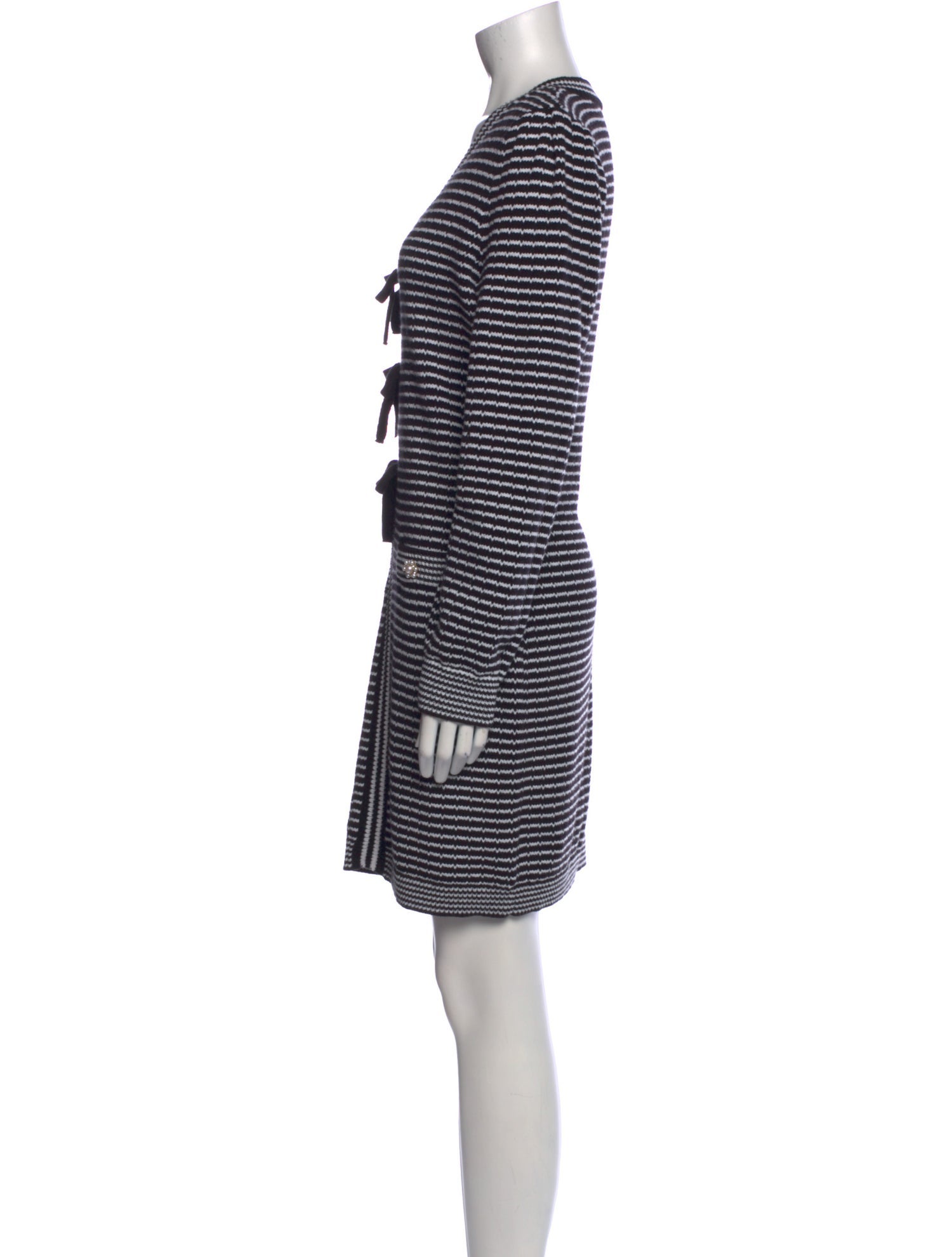Nicole Miller Striped Mini Dress