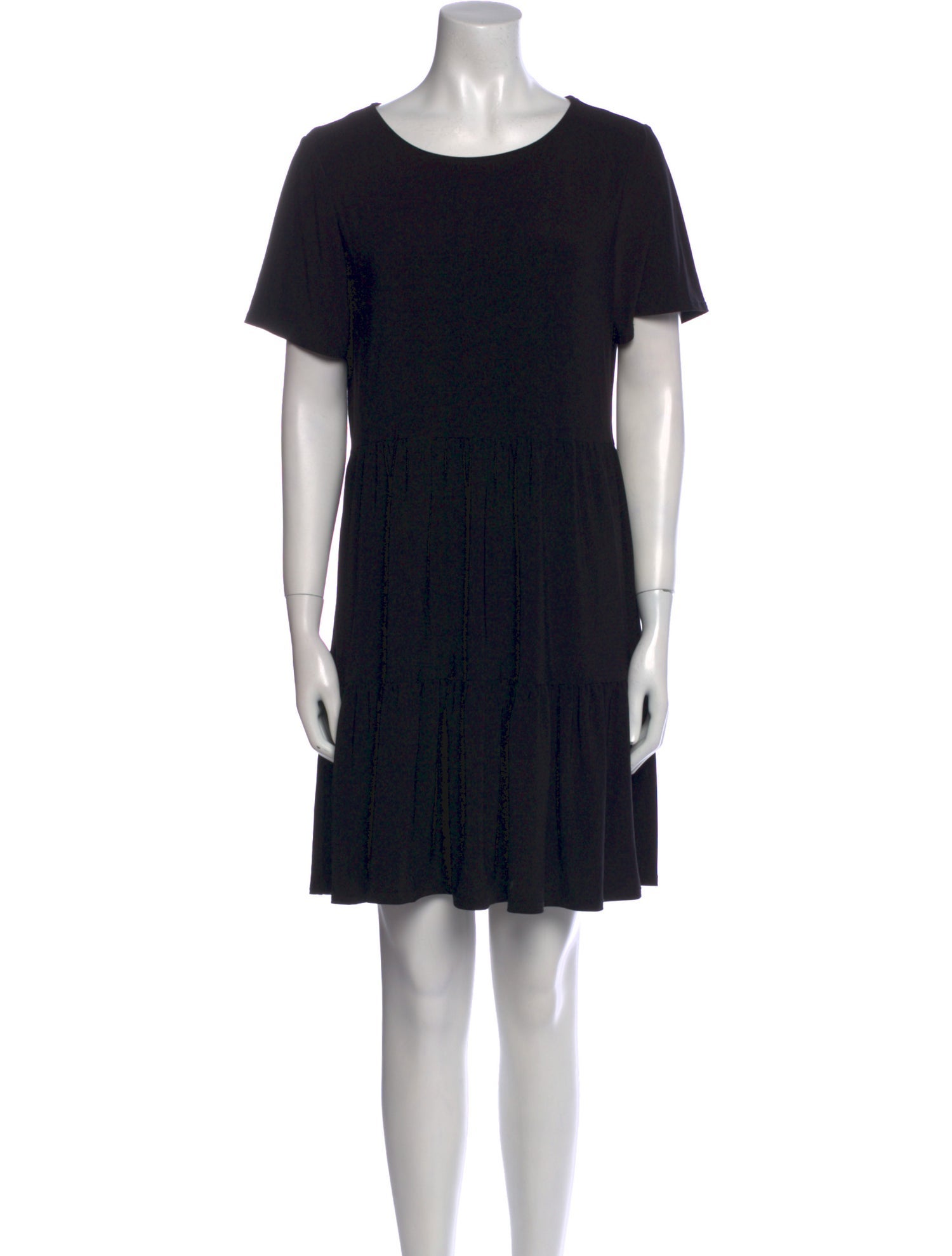 Nicole Miller Scoop Neck Mini Dress