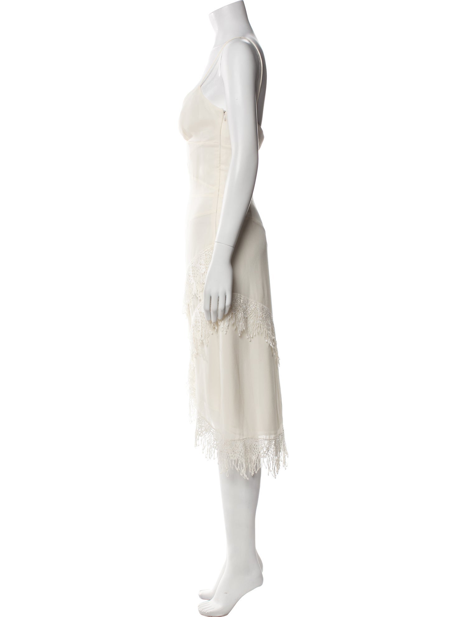 Nicole Miller Square Neckline Long Dress