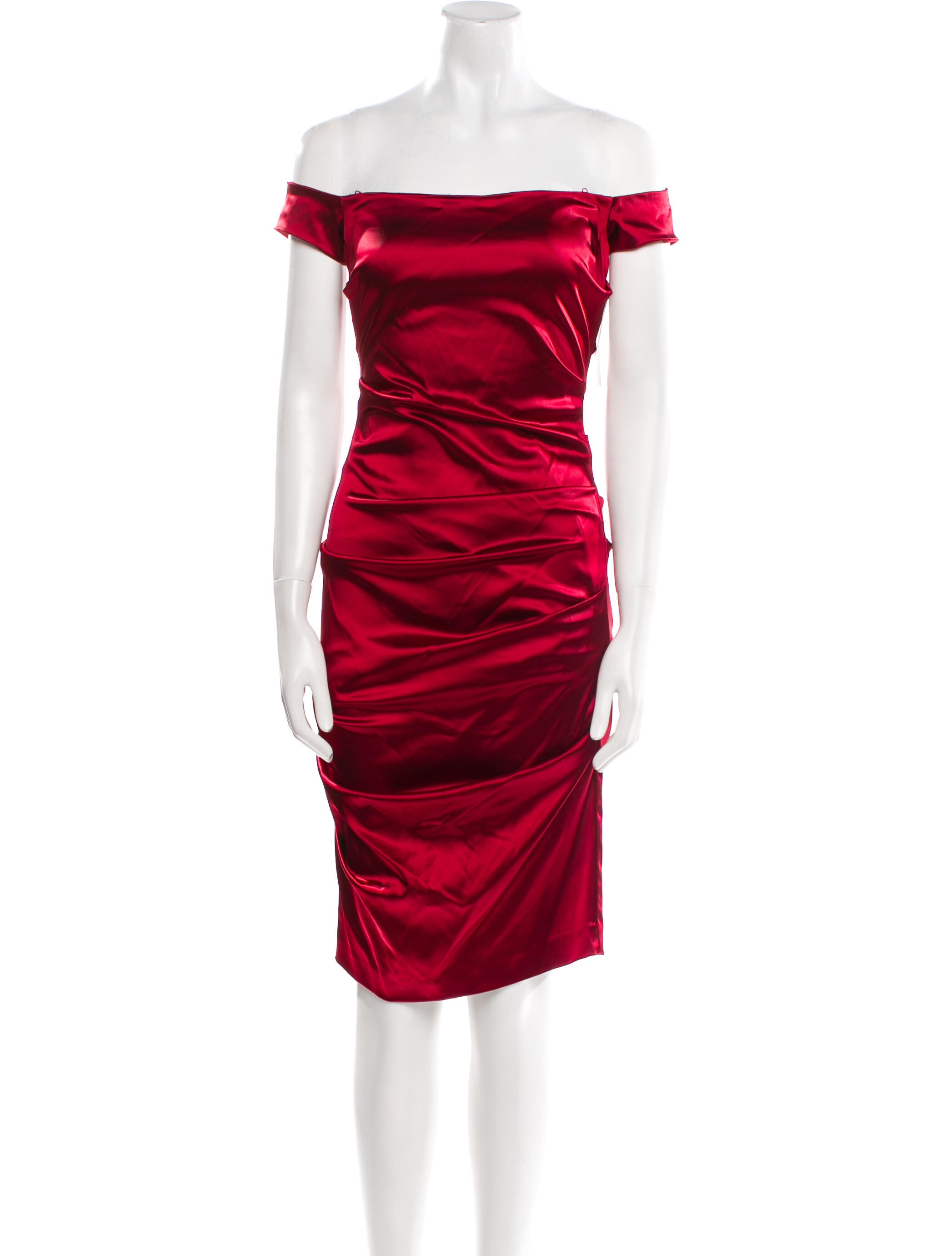 Nicole Miller Off-The-Shoulder Mini Dress