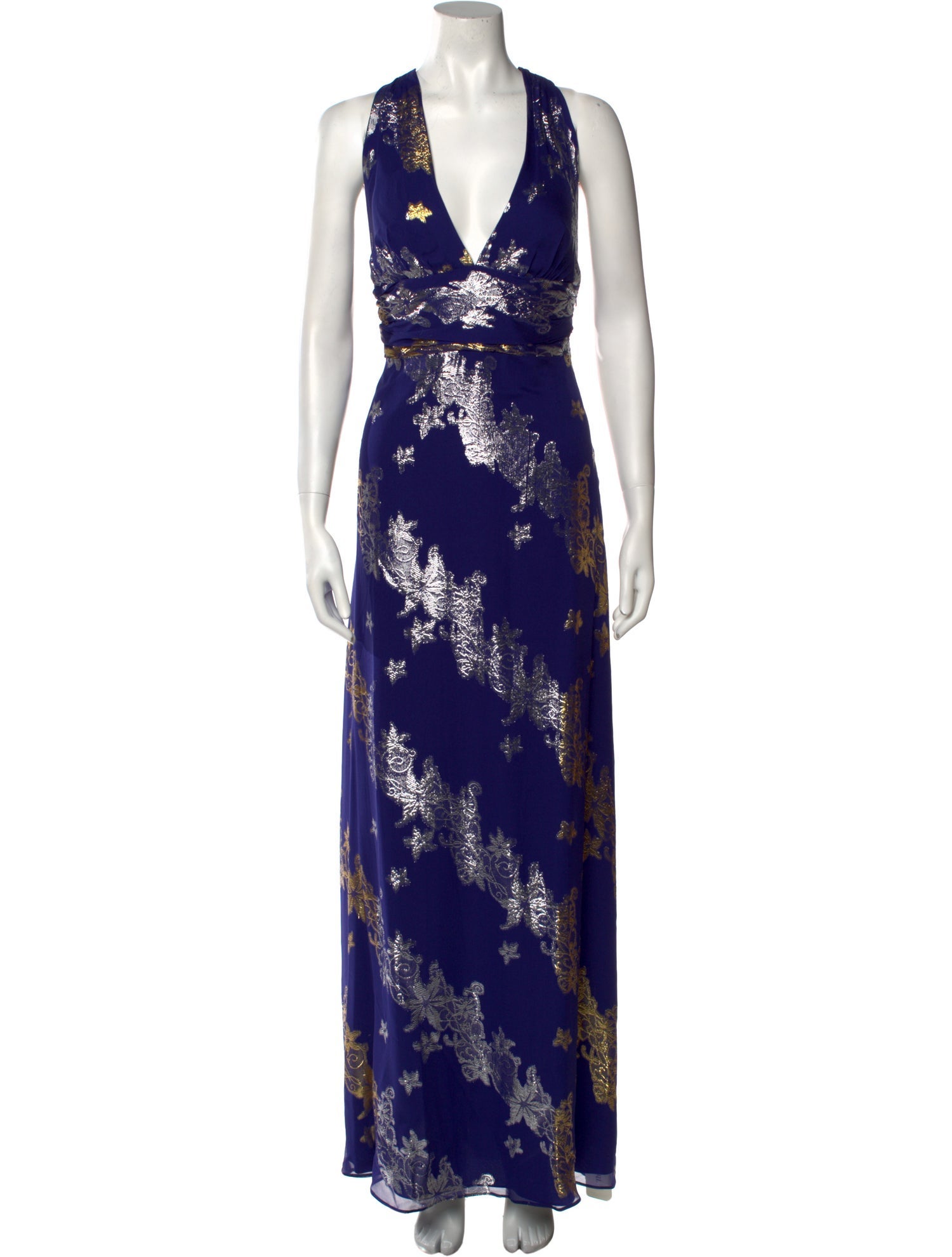 Nicole Miller Silk Long Dress