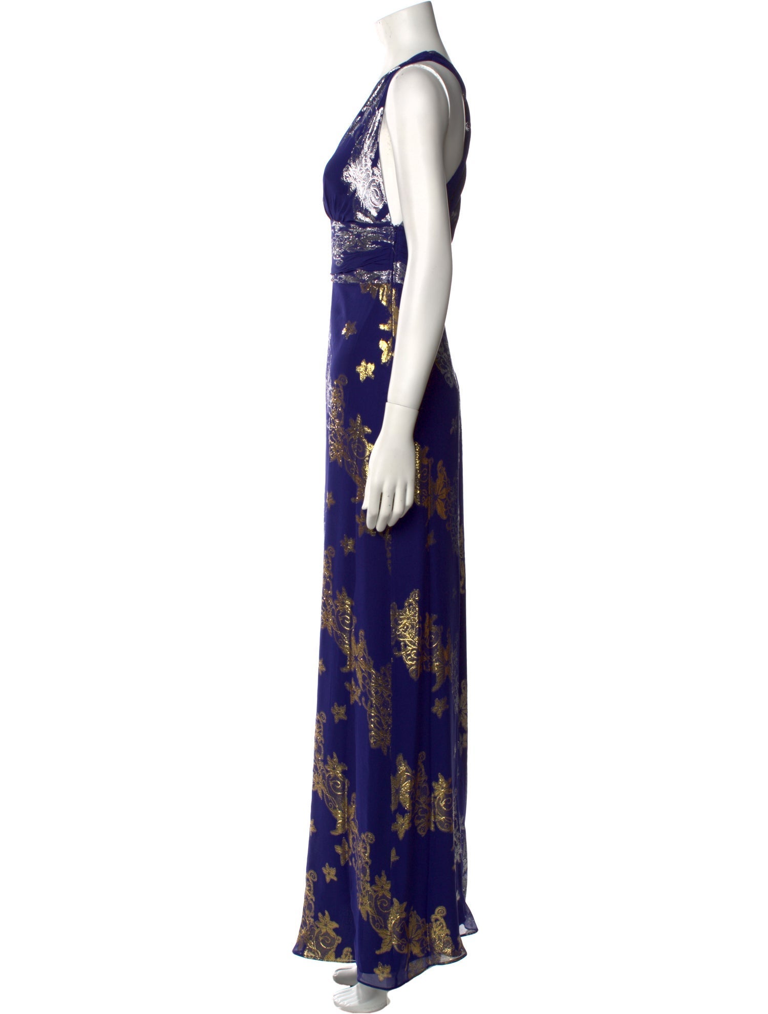 Nicole Miller Silk Long Dress