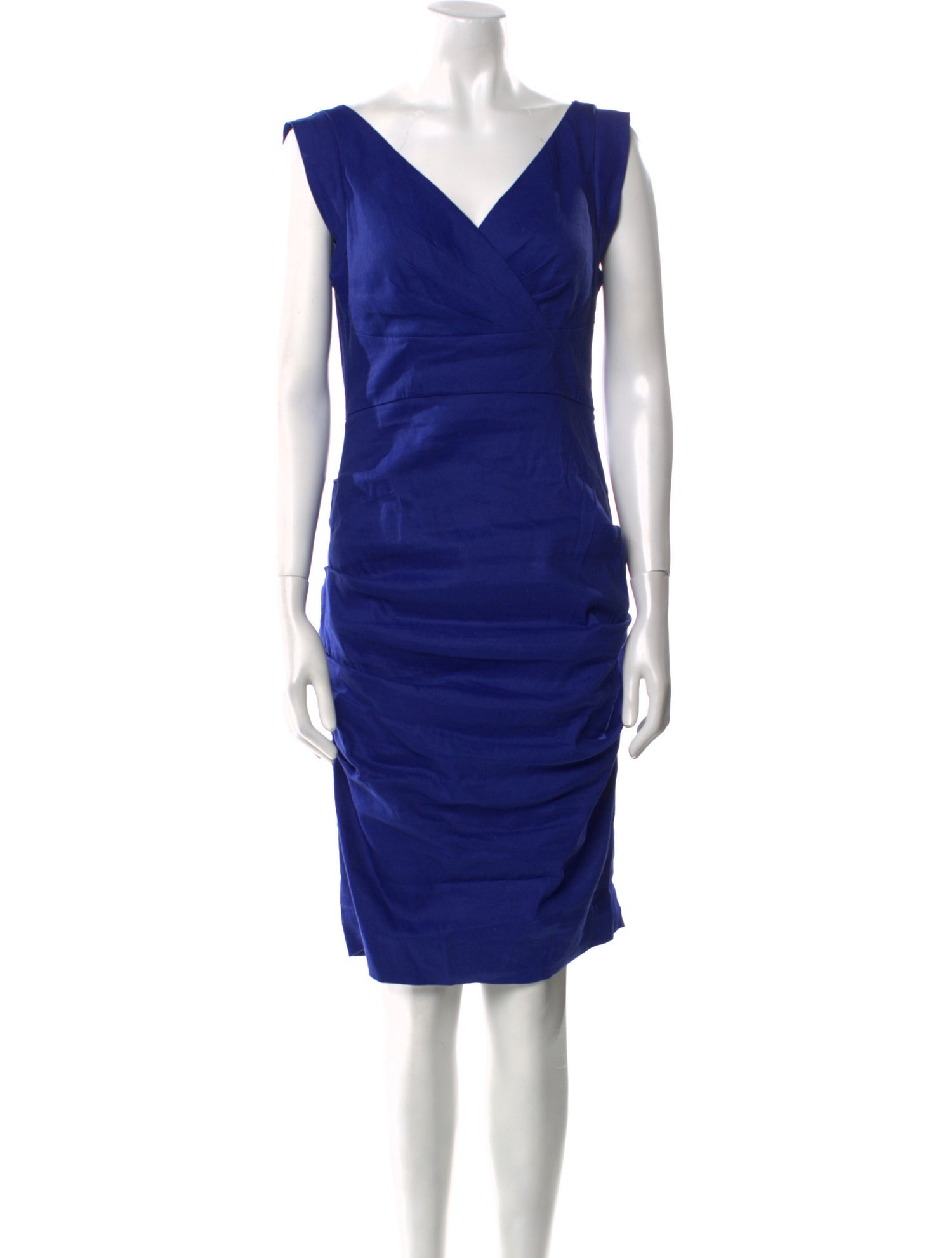 Nicole Miller Linen Knee-Length Dress