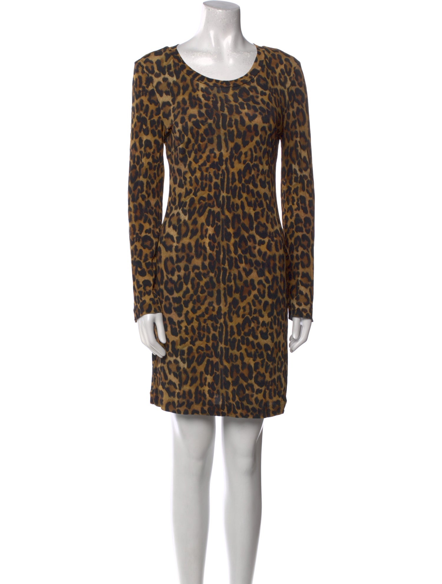Nicole Miller Animal Print Mini Dress