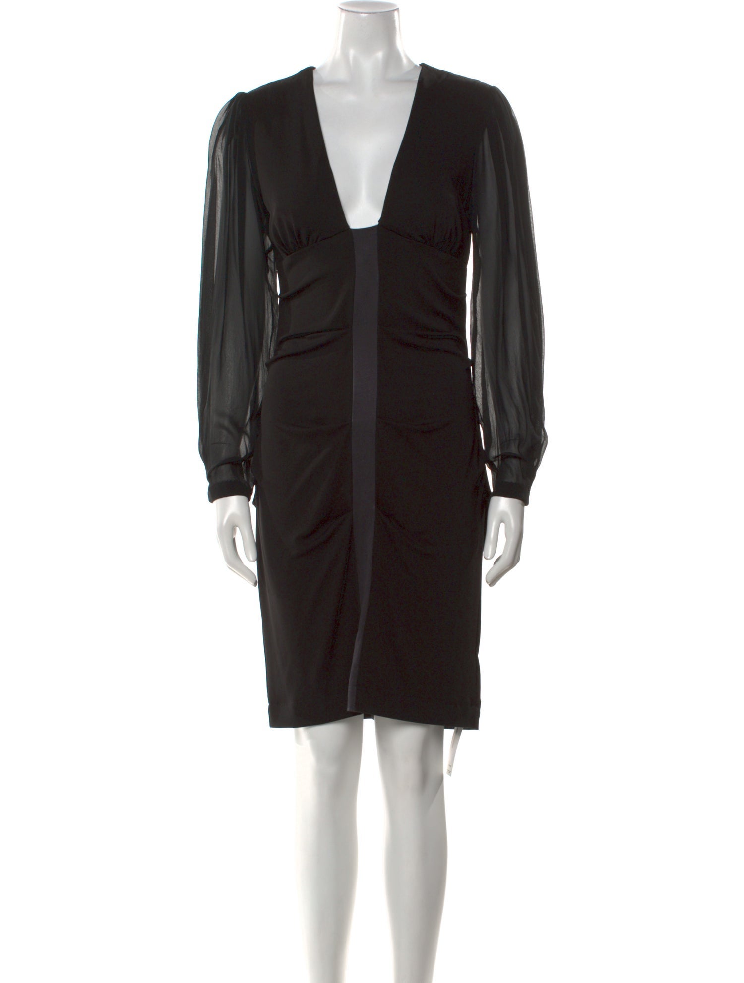 Nicole Miller V-Neck Mini Dress