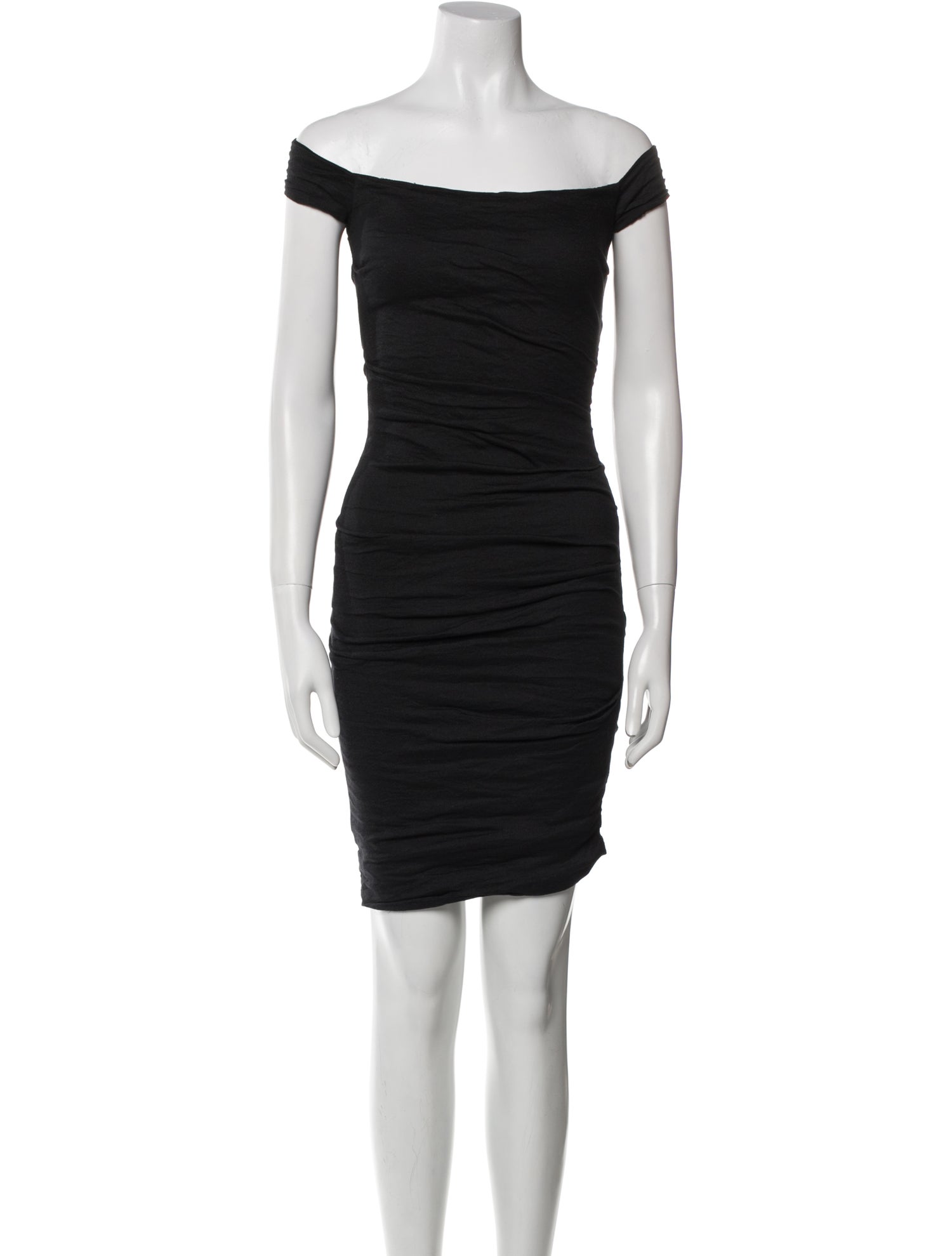 Nicole Miller Off-The-Shoulder Mini Dress