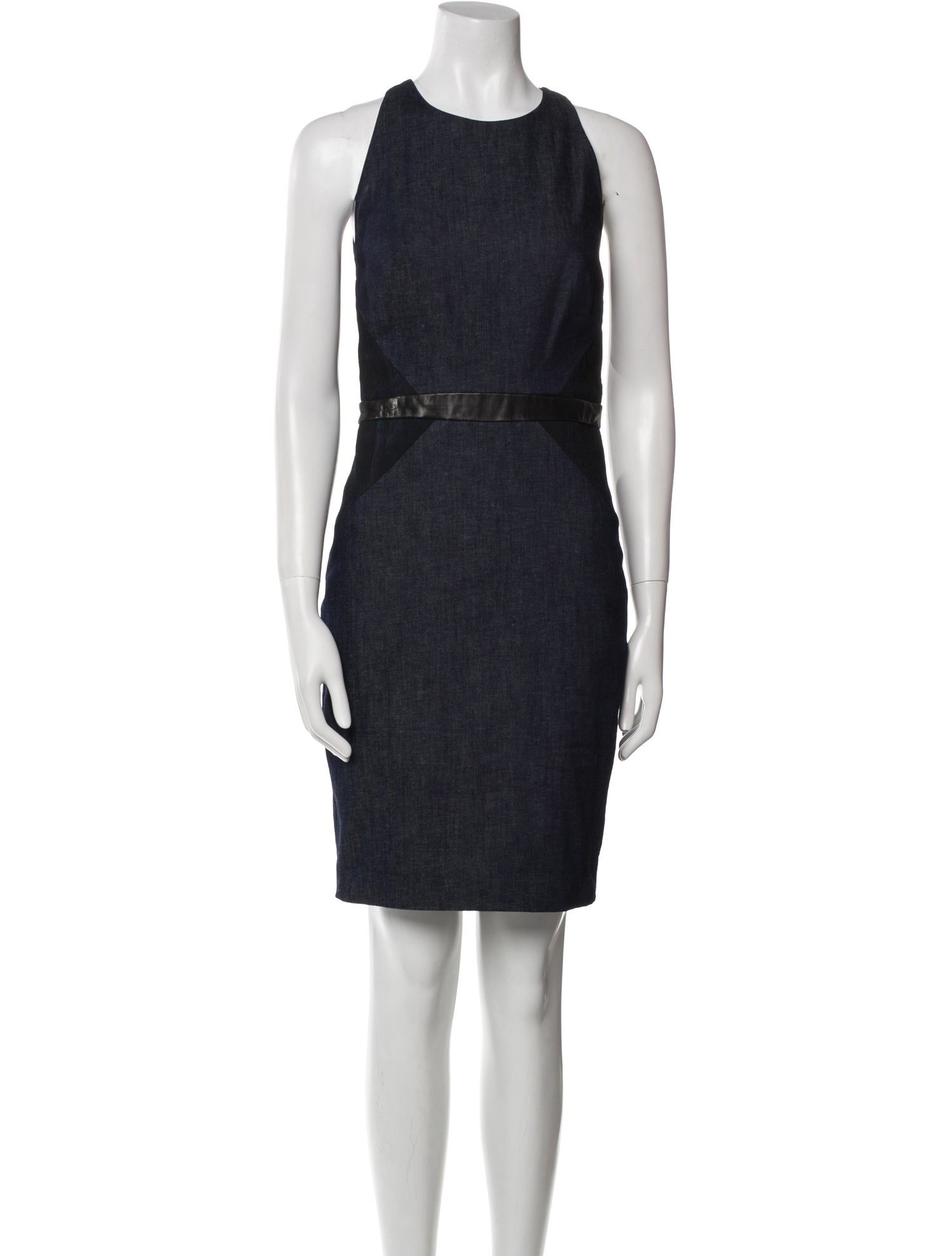 Nicole Miller Crew Neck Mini Dress