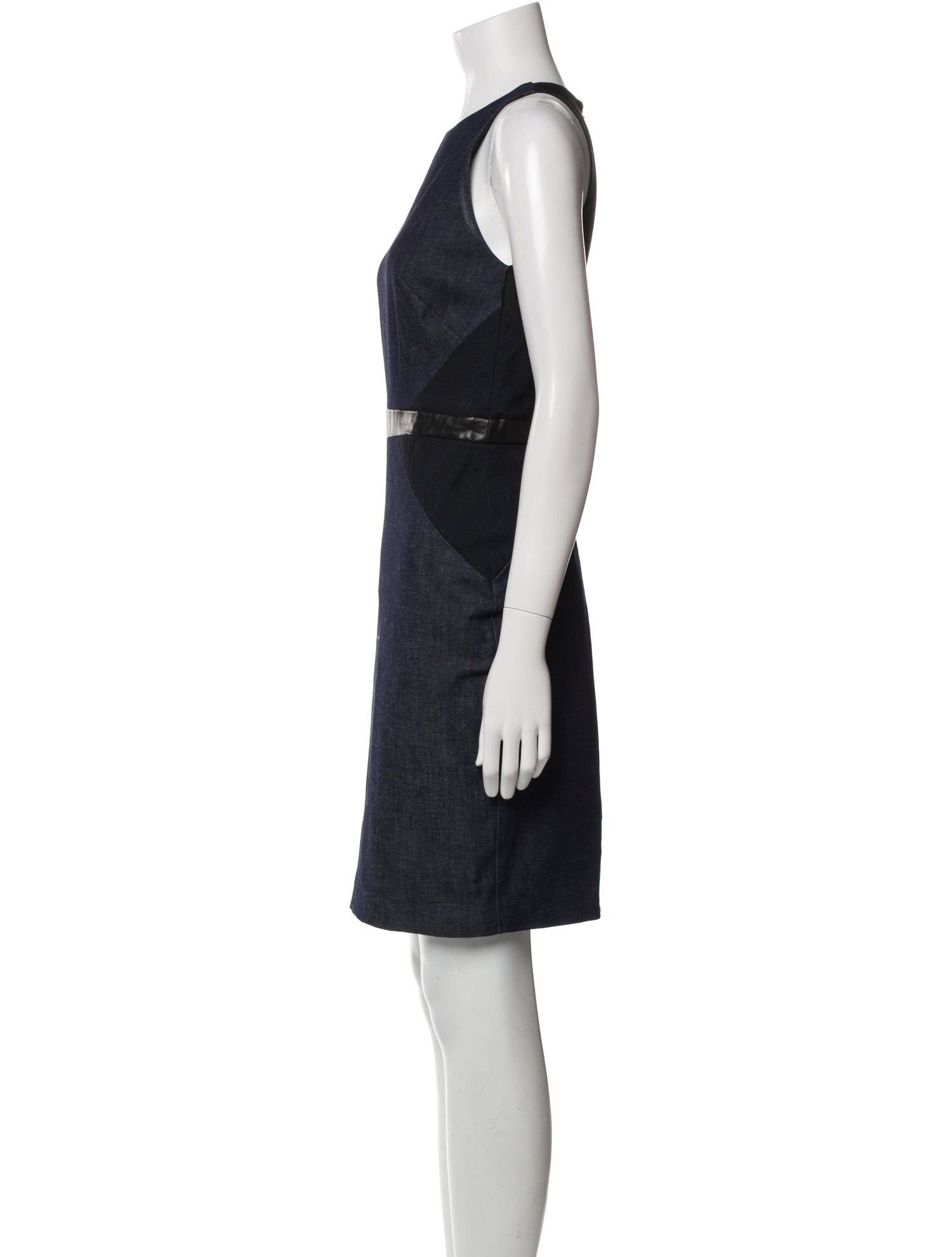 Nicole Miller Crew Neck Mini Dress