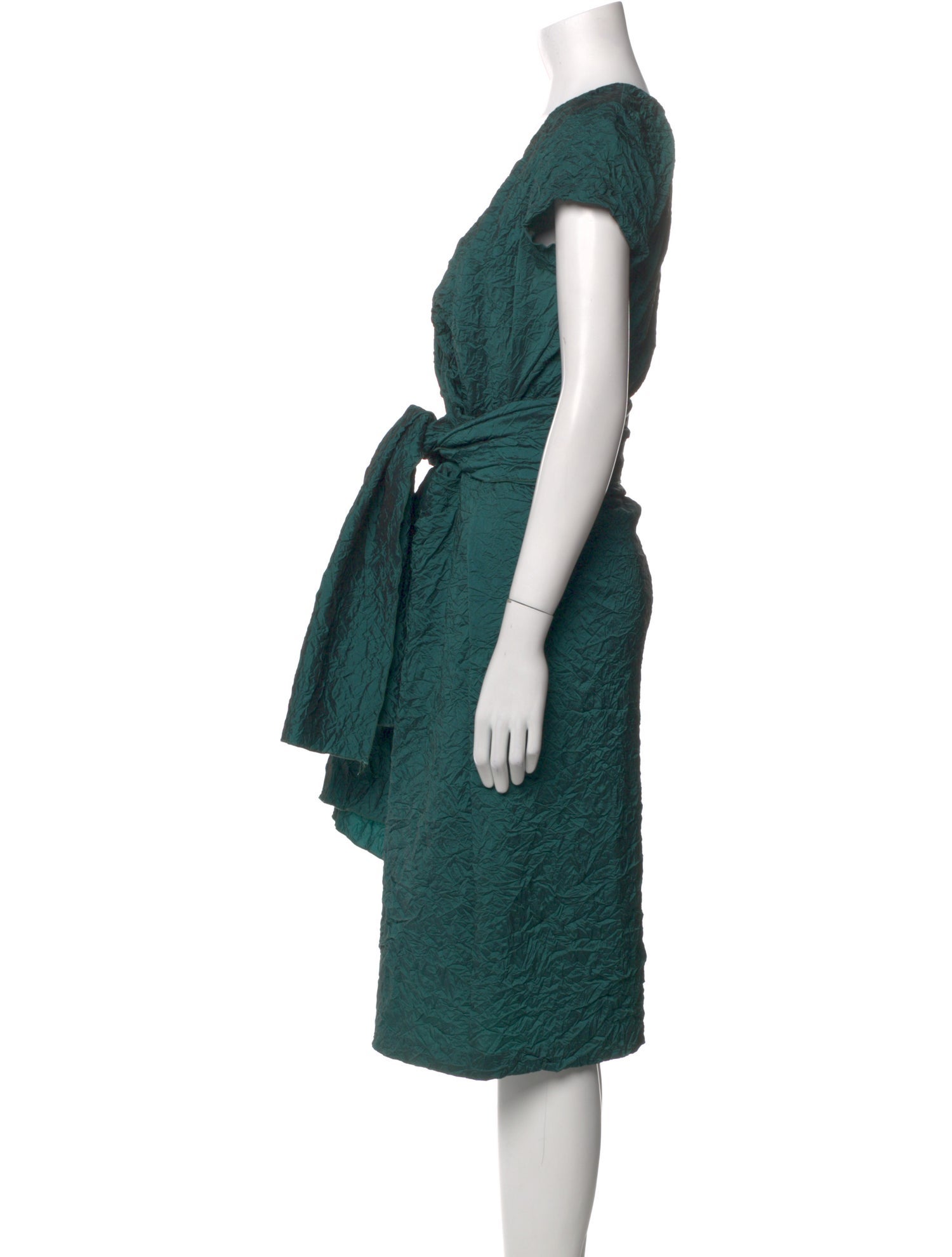 Nicole Miller V-Neck Midi Length Dress