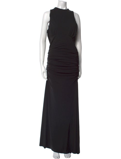 Nicole Miller Crew Neck Long Dress