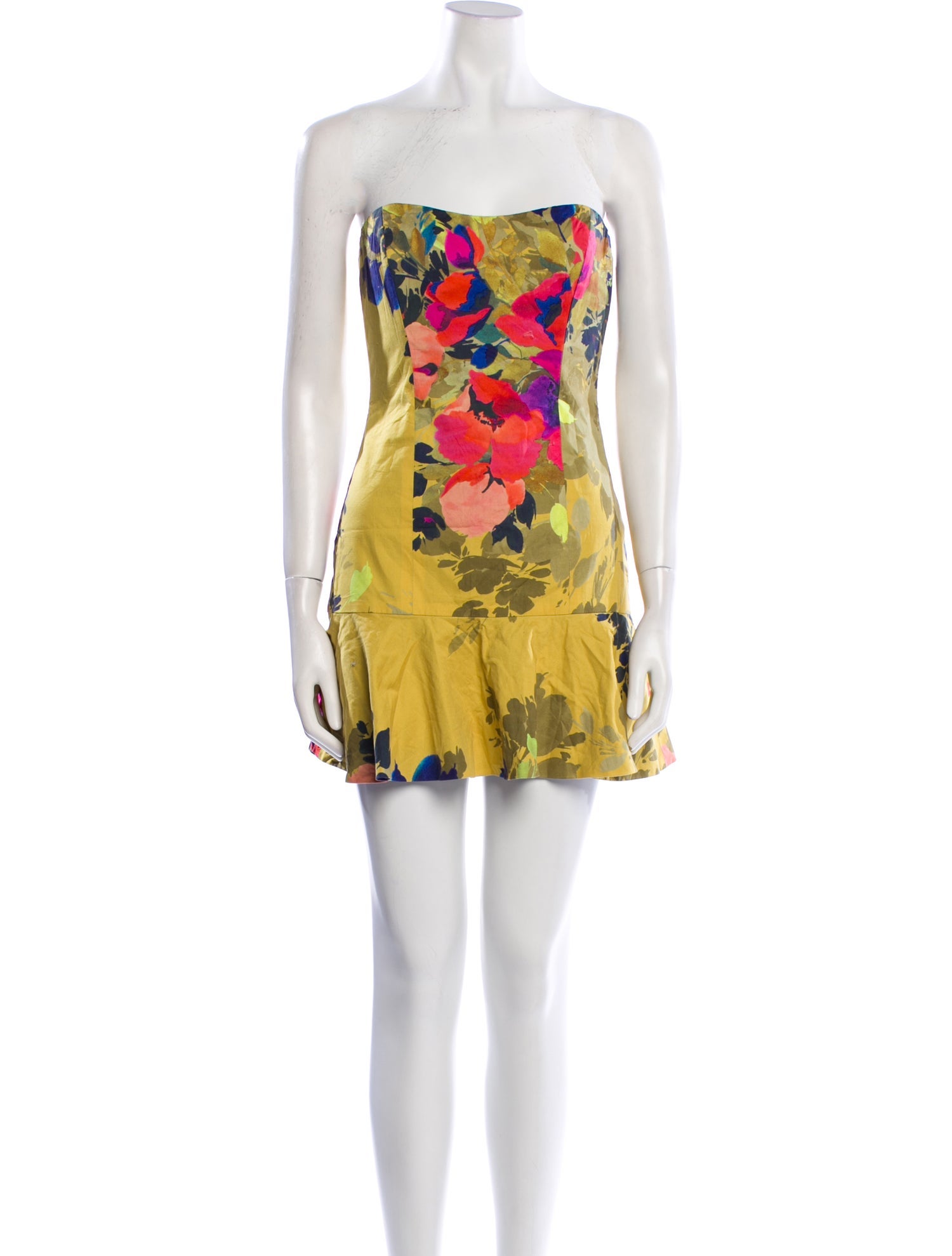 Nicole Miller Floral Print Mini Dress