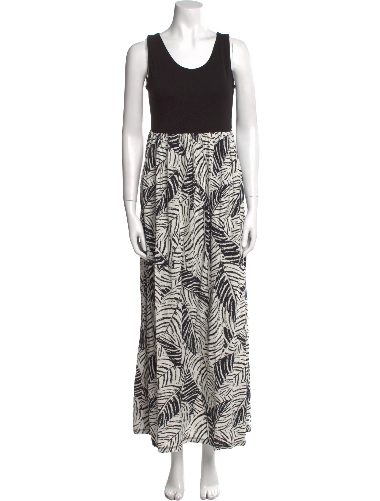 Nicole Miller Printed Long Dress