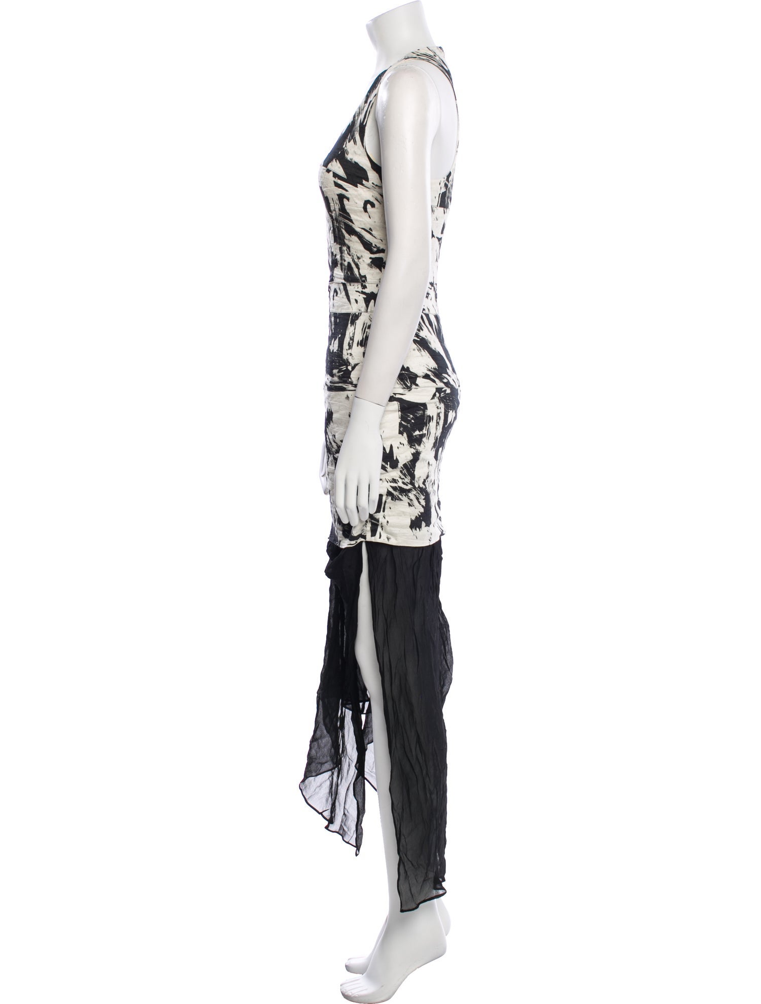 Nicole Miller Printed Long Dress w/ Tags