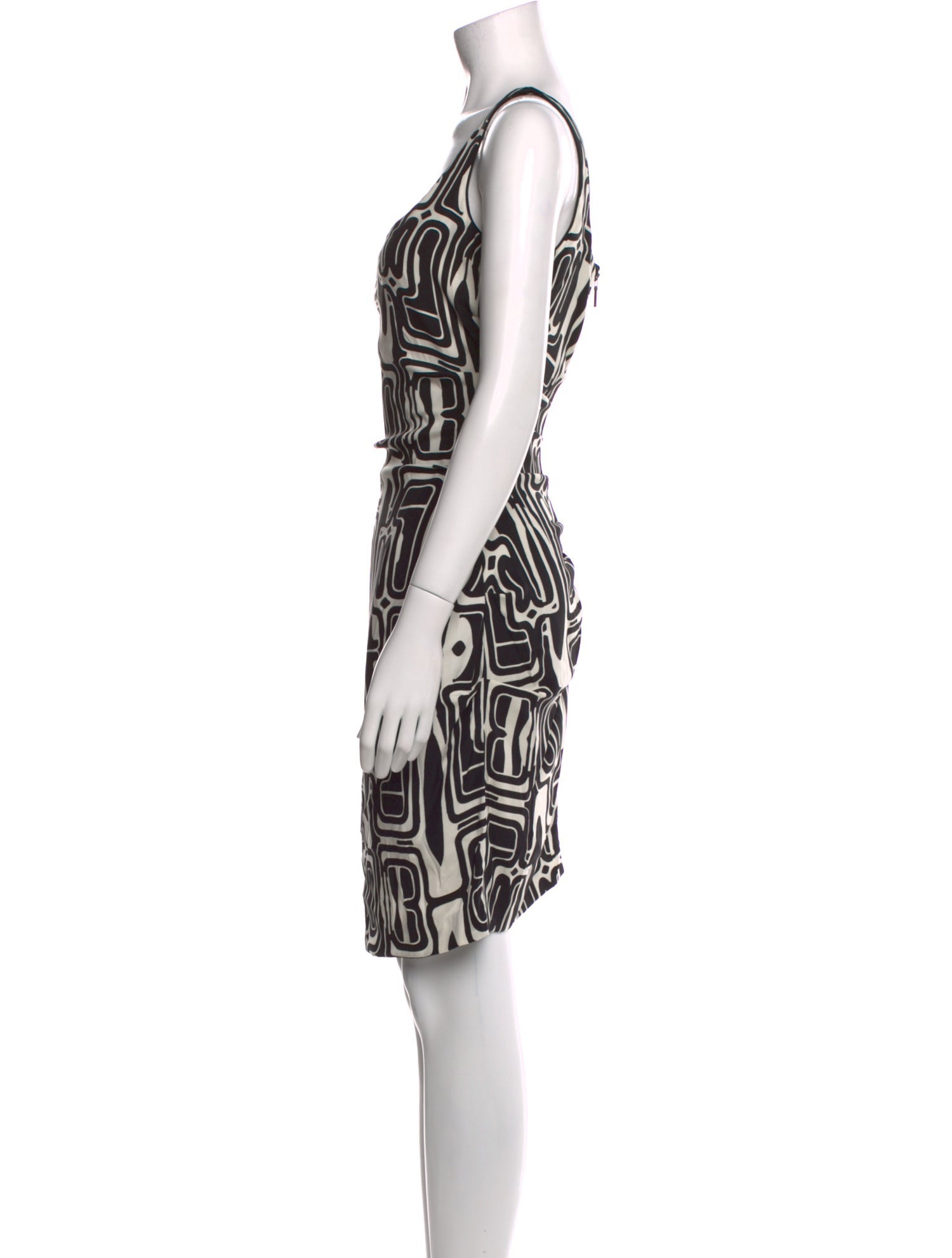 Nicole Miller Printed Mini Dress