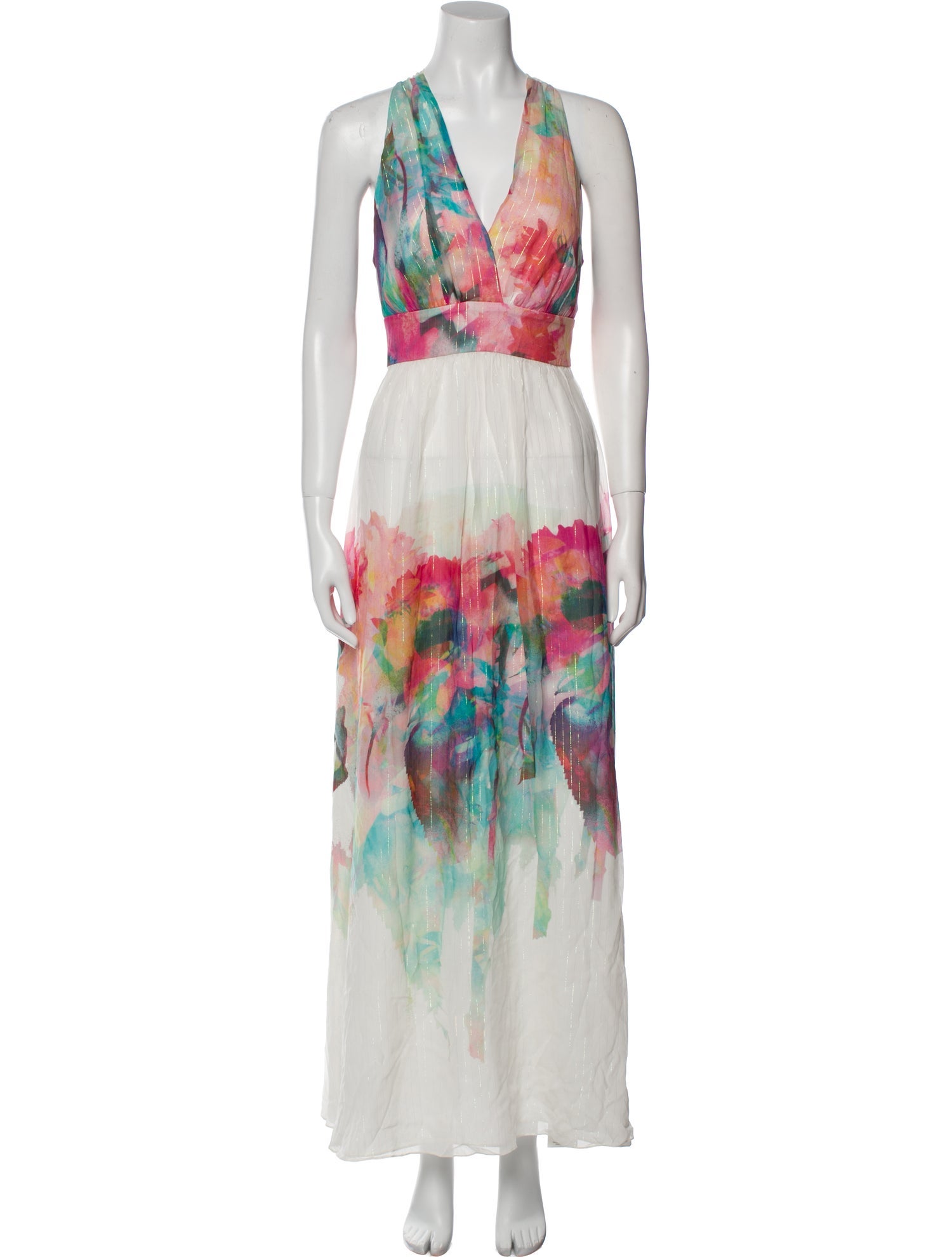 Nicole Miller Silk Long Dress