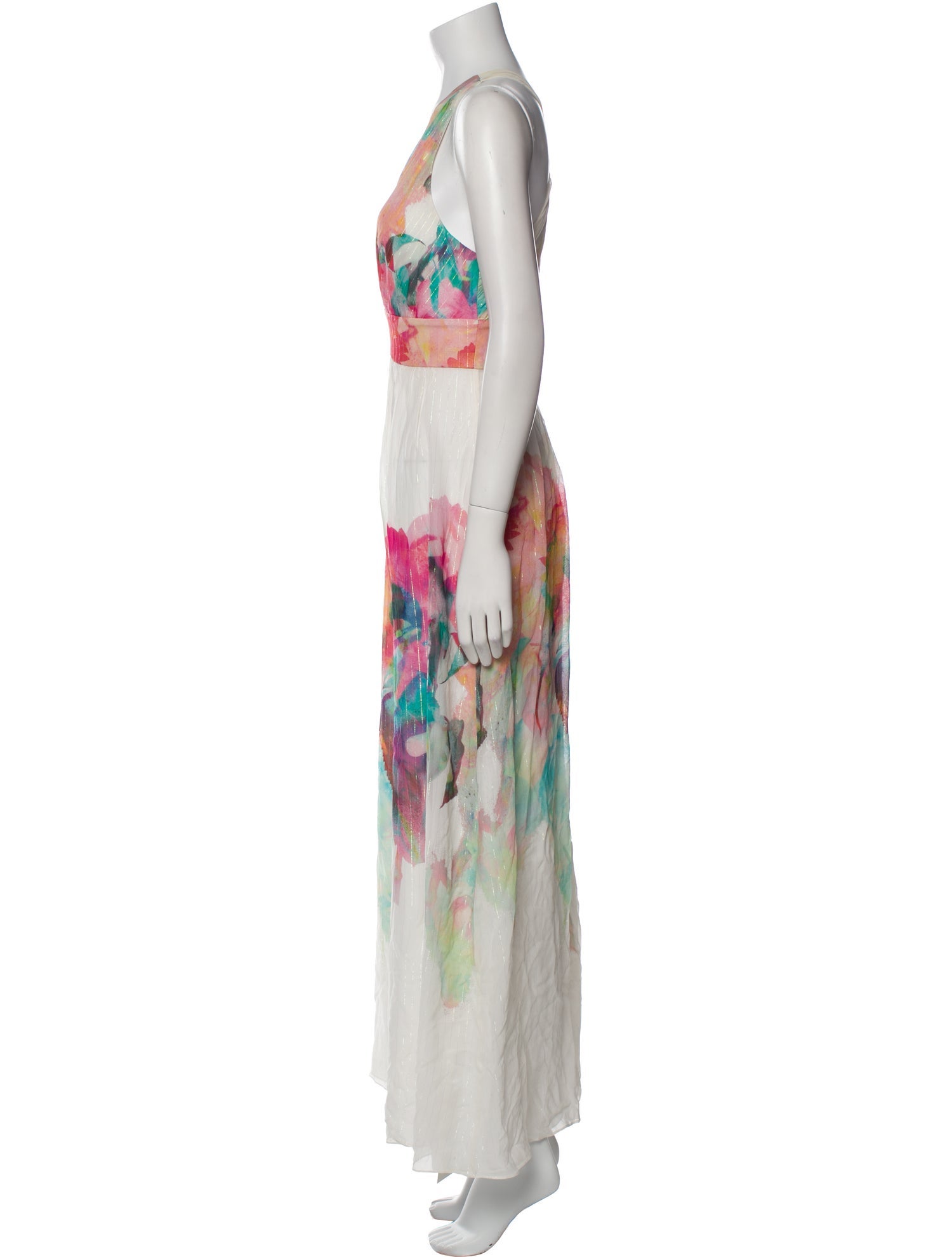 Nicole Miller Silk Long Dress