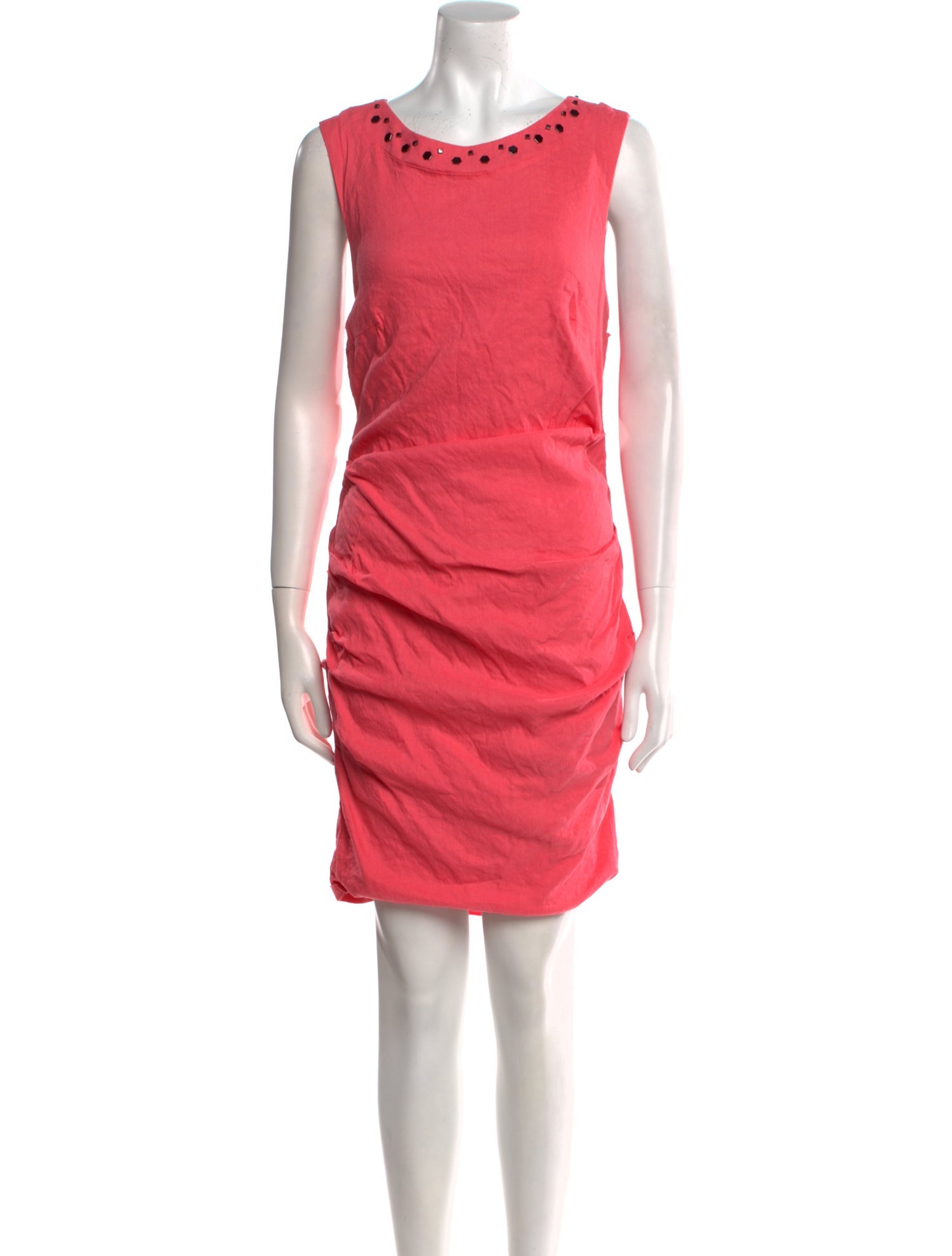 Nicole Miller Scoop Neck Knee-Length Dress