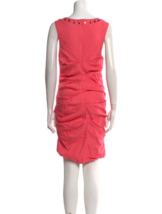 Nicole Miller Scoop Neck Knee-Length Dress