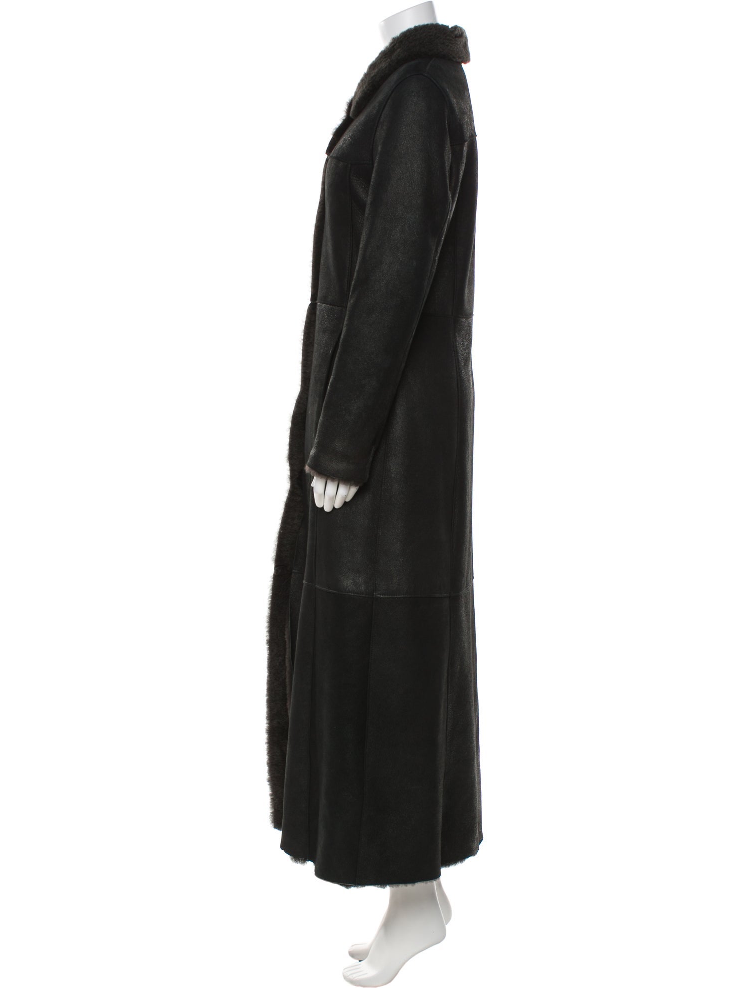 Nicole Miller Shearling Faux Fur Coat