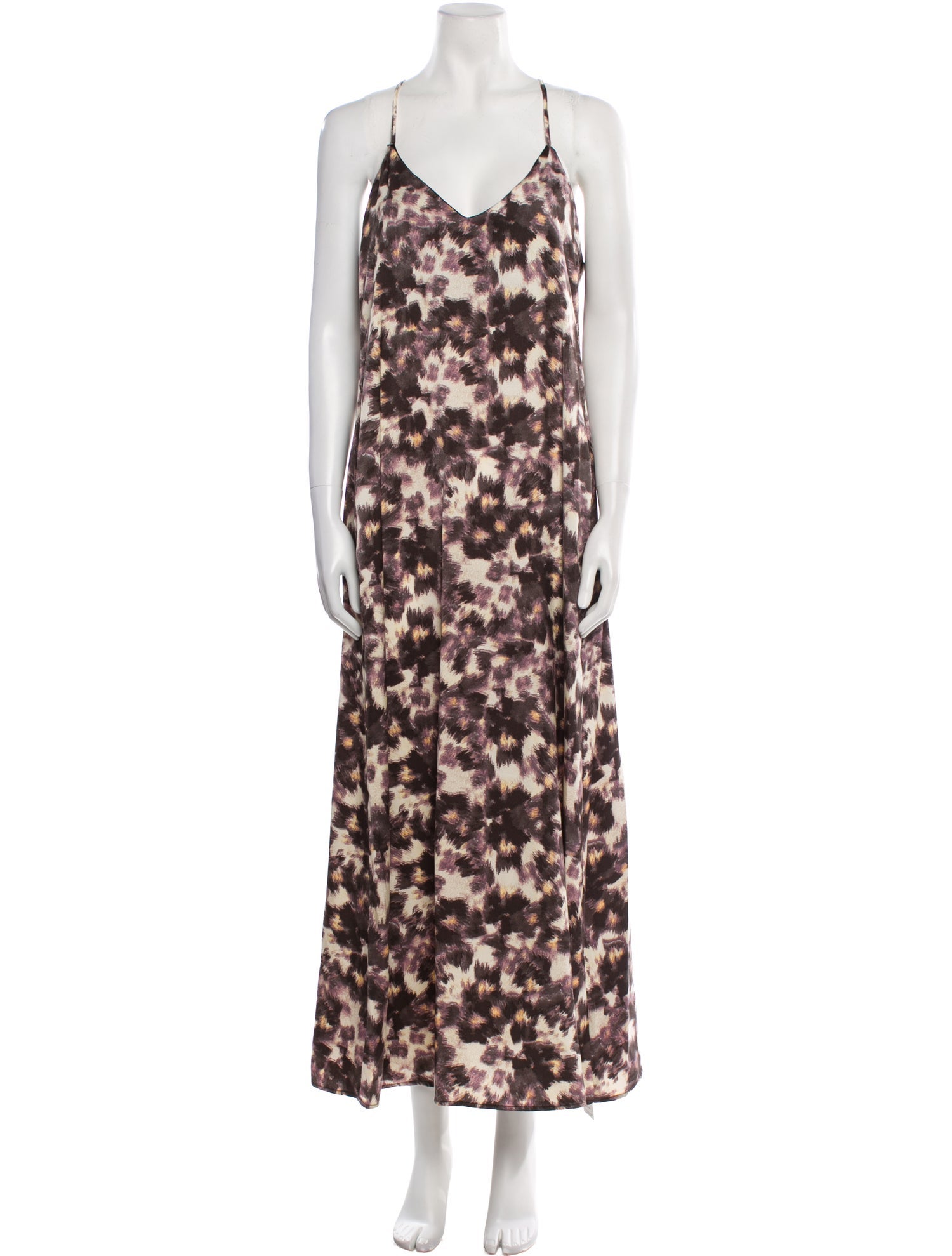 Nicole Miller Animal Print Long Dress w/ Tags