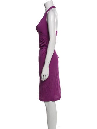 Nicole Miller Silk Knee-Length Dress