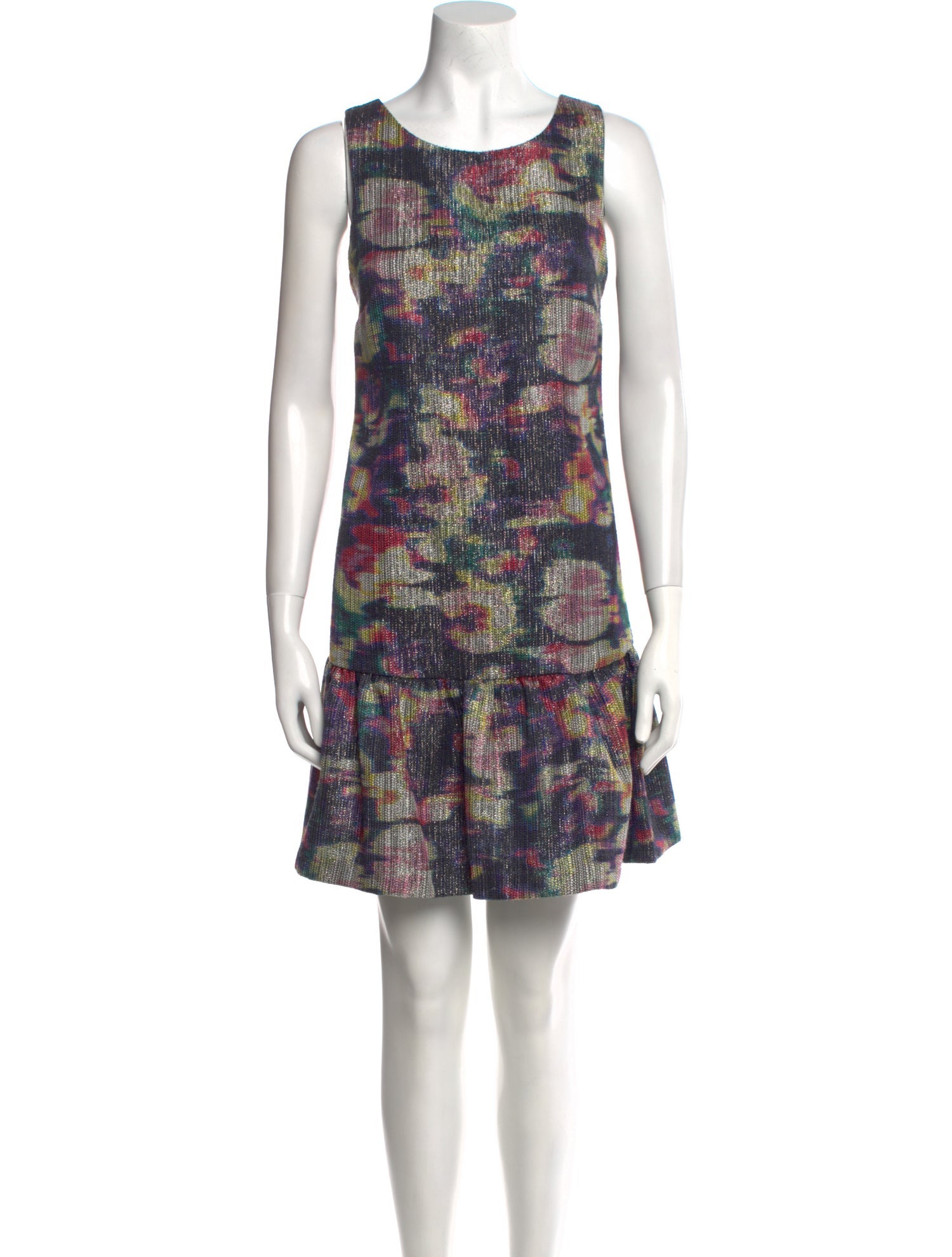 Nicole Miller Printed Mini Dress