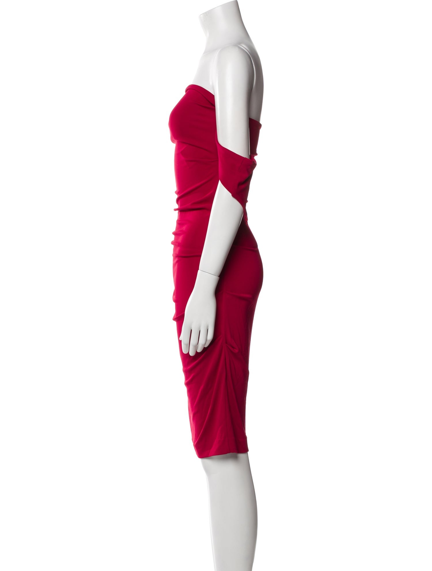 Nicole Miller Strapless Knee-Length Dress