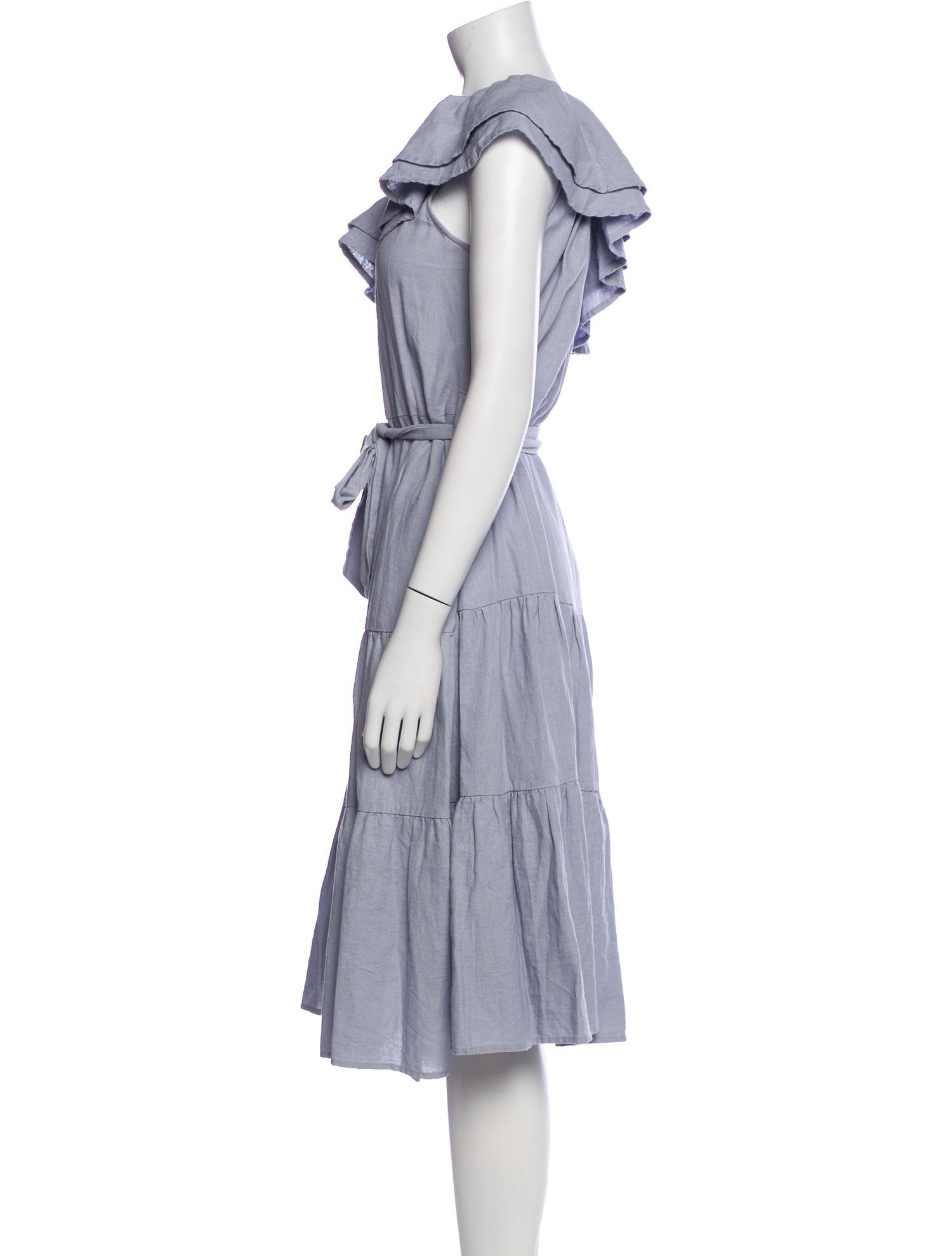 Nicole Miller One-Shoulder Knee-Length Dress