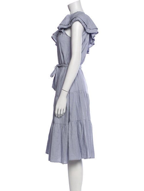 Nicole Miller One-Shoulder Knee-Length Dress