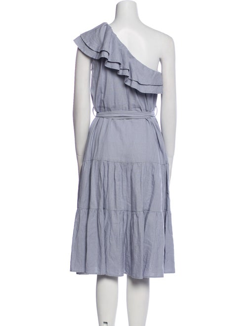 Nicole Miller One-Shoulder Knee-Length Dress