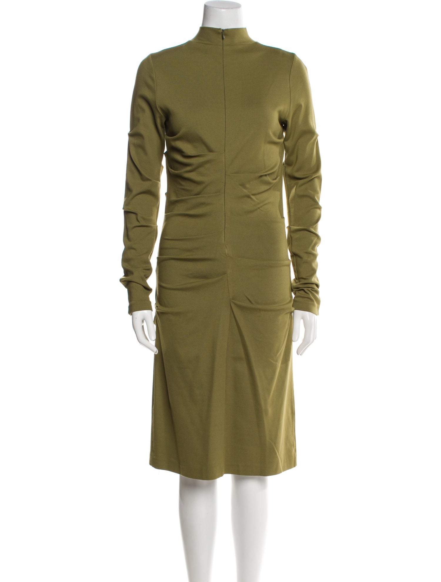 Nicole Miller Mock Neck Knee-Length Dress