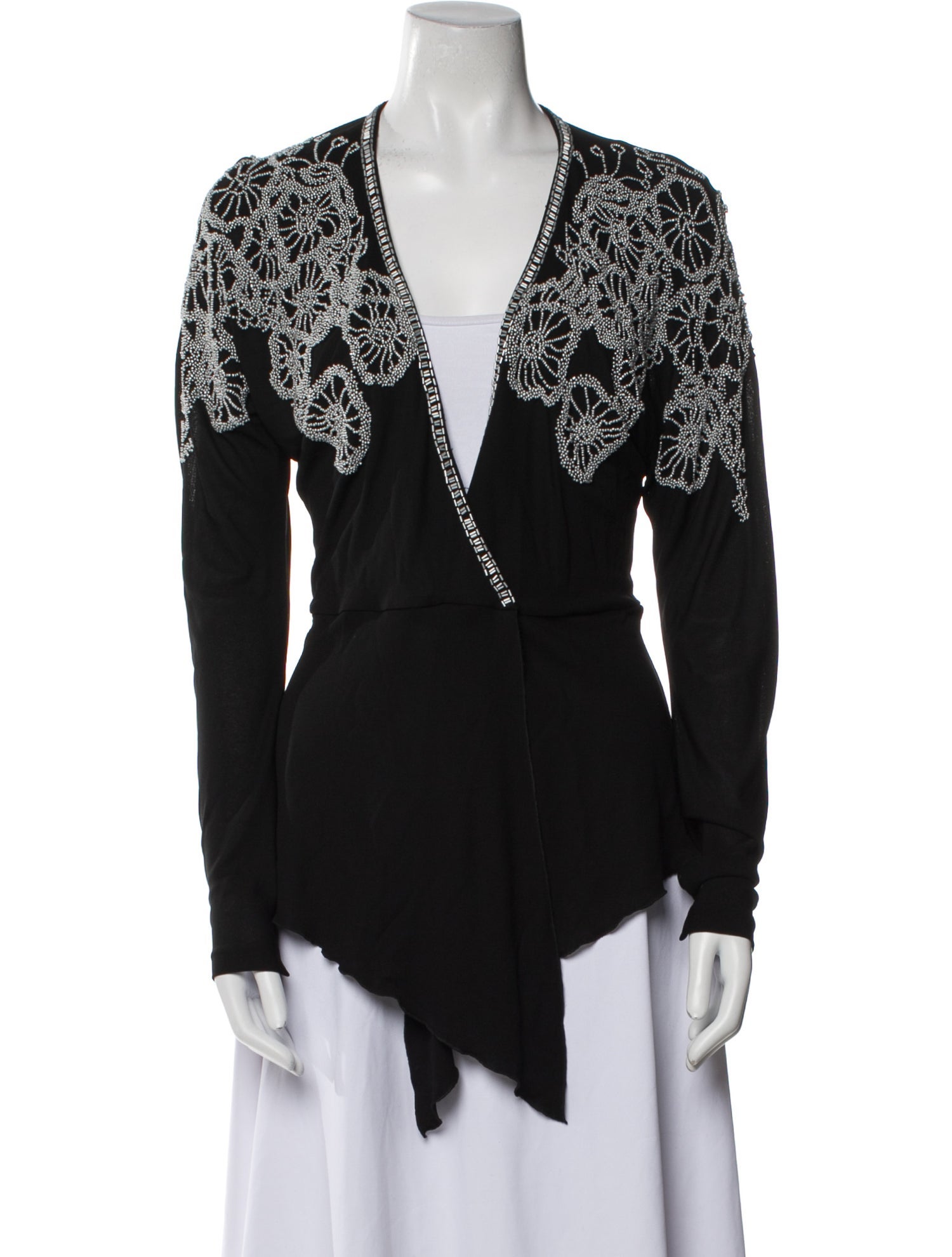 Nicole Miller Printed Evening Jacket