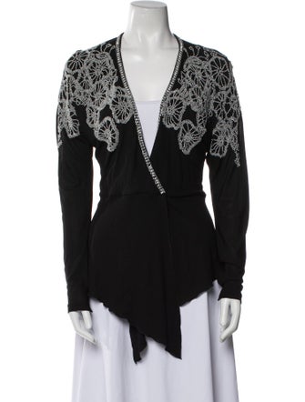 Nicole Miller Printed Evening Jacket