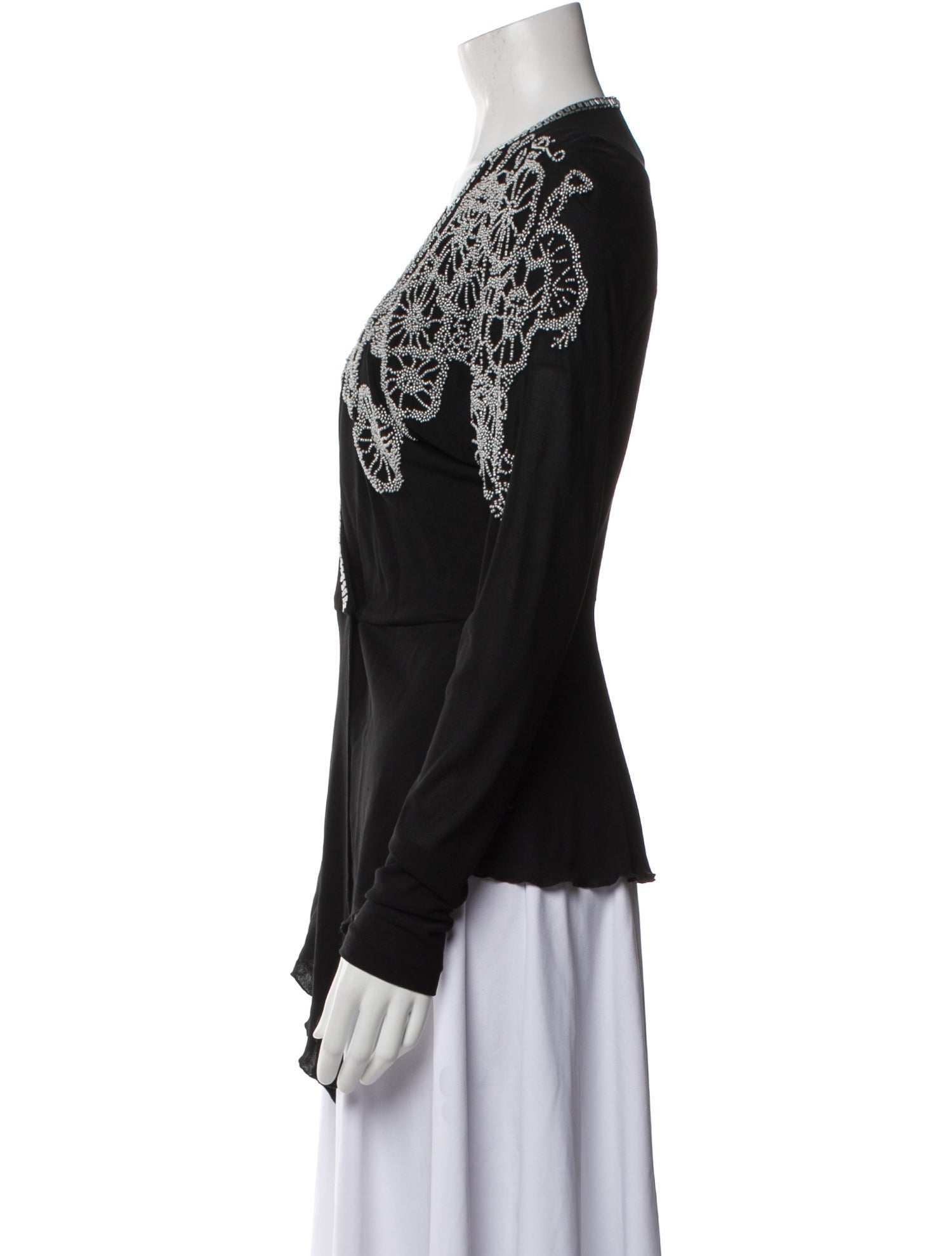 Nicole Miller Printed Evening Jacket