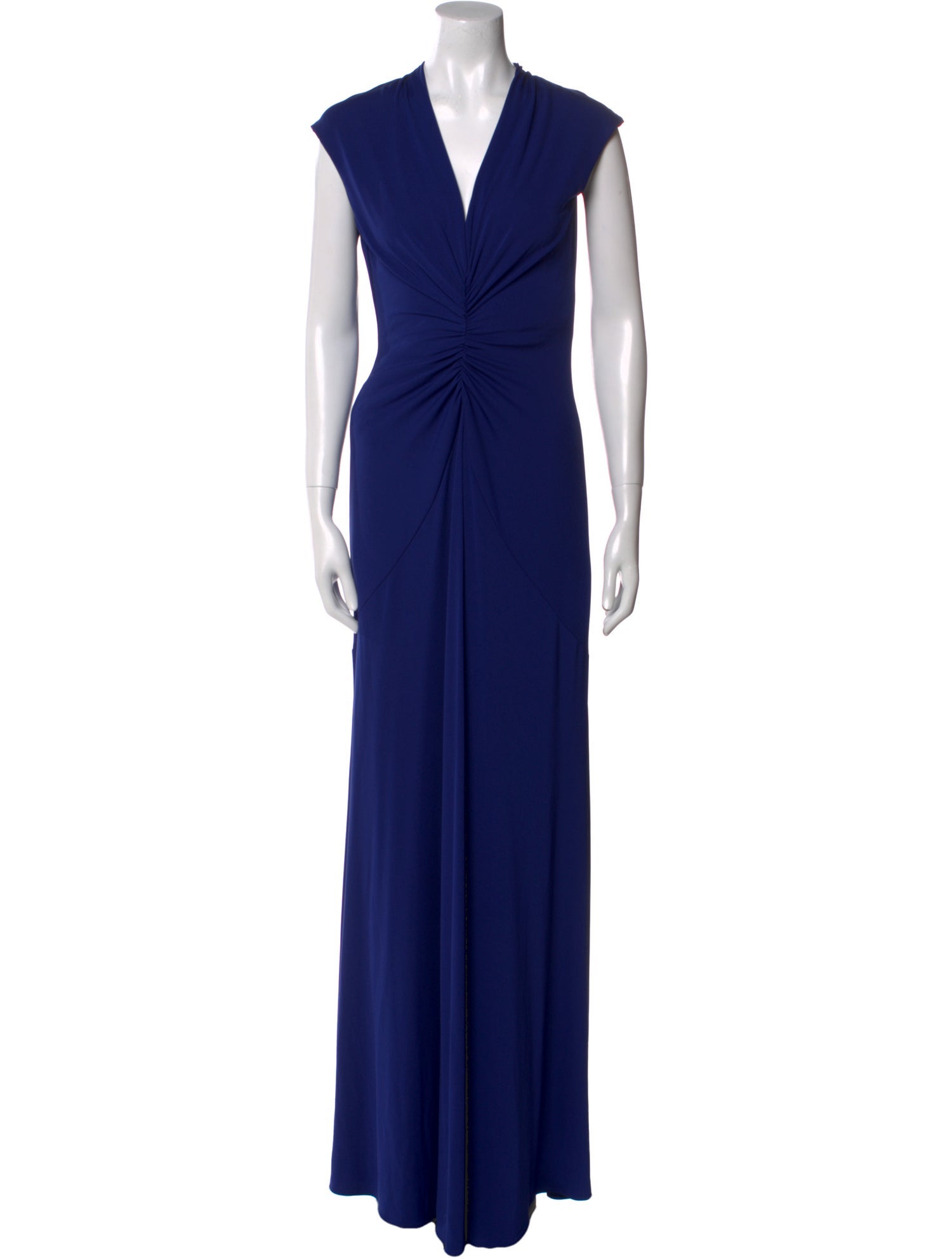 Nicole Miller V-Neck Long Dress